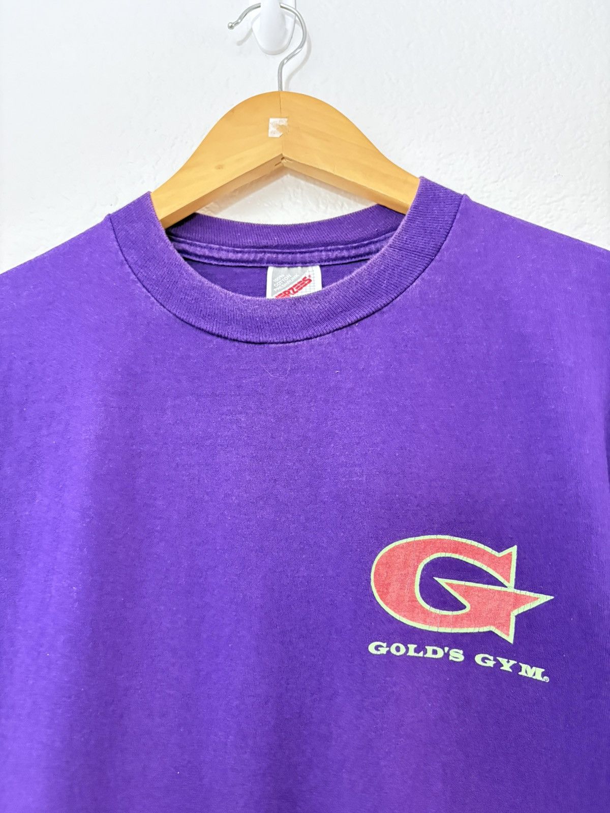 Vintage 90’s Gold’s Gym Vintage Tee Shirt Size US M / EU 48-50 / 2 - 5 Thumbnail