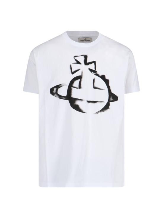 Tシャツ・カットソー VIVIENNE WESTWOOD Men T-shirt White 3G010033.J001M A401 Vivienne Westwood VIVIENNE WESTWOOD Men T-Shirts 3G010033