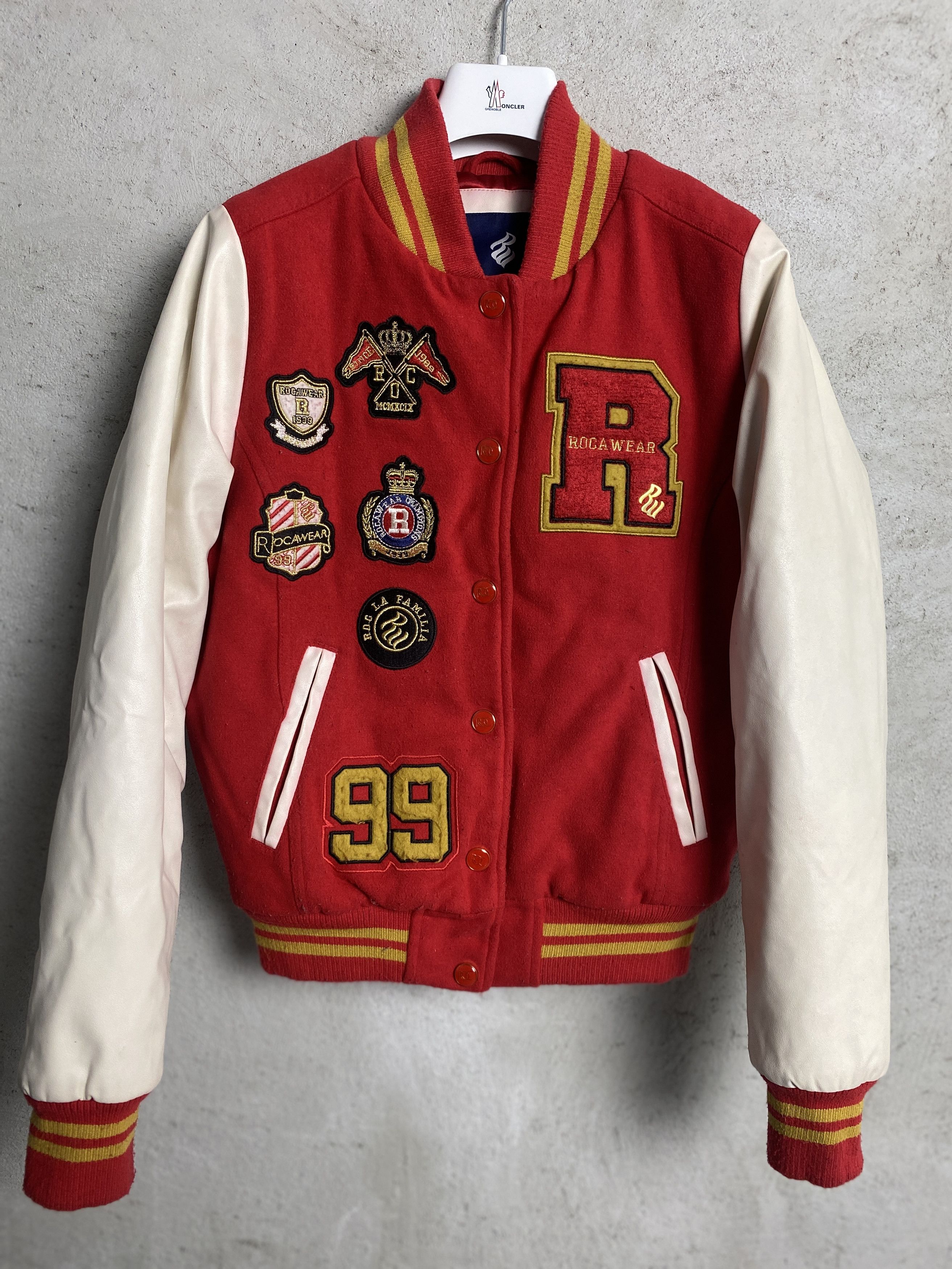 Rocawear Rocawear vintage varsity college jacket Size US S / EU 44-46 / 1 - 1 Thumbnail