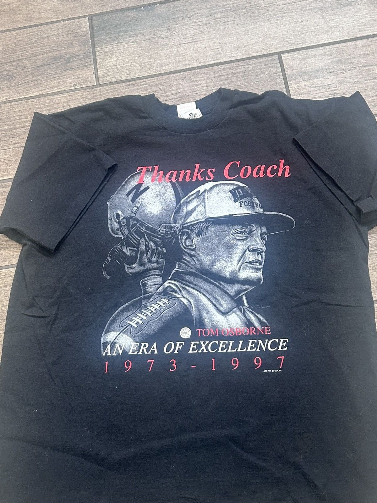 Fruit Of The Loom 1997 Nebraska football Head coach Thanks coach Shirt size XL Size US XL / EU 56 / 4 - 1 Thumbnail