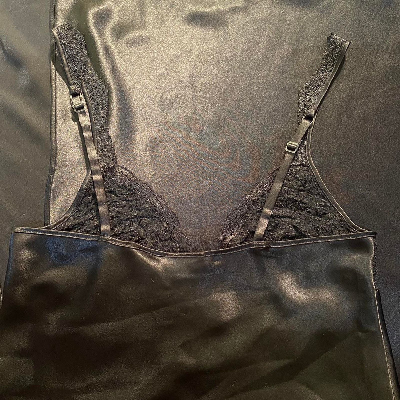 Victoria's Secret Victorias Secret black slip dress Size ONE SIZE - 5 Thumbnail