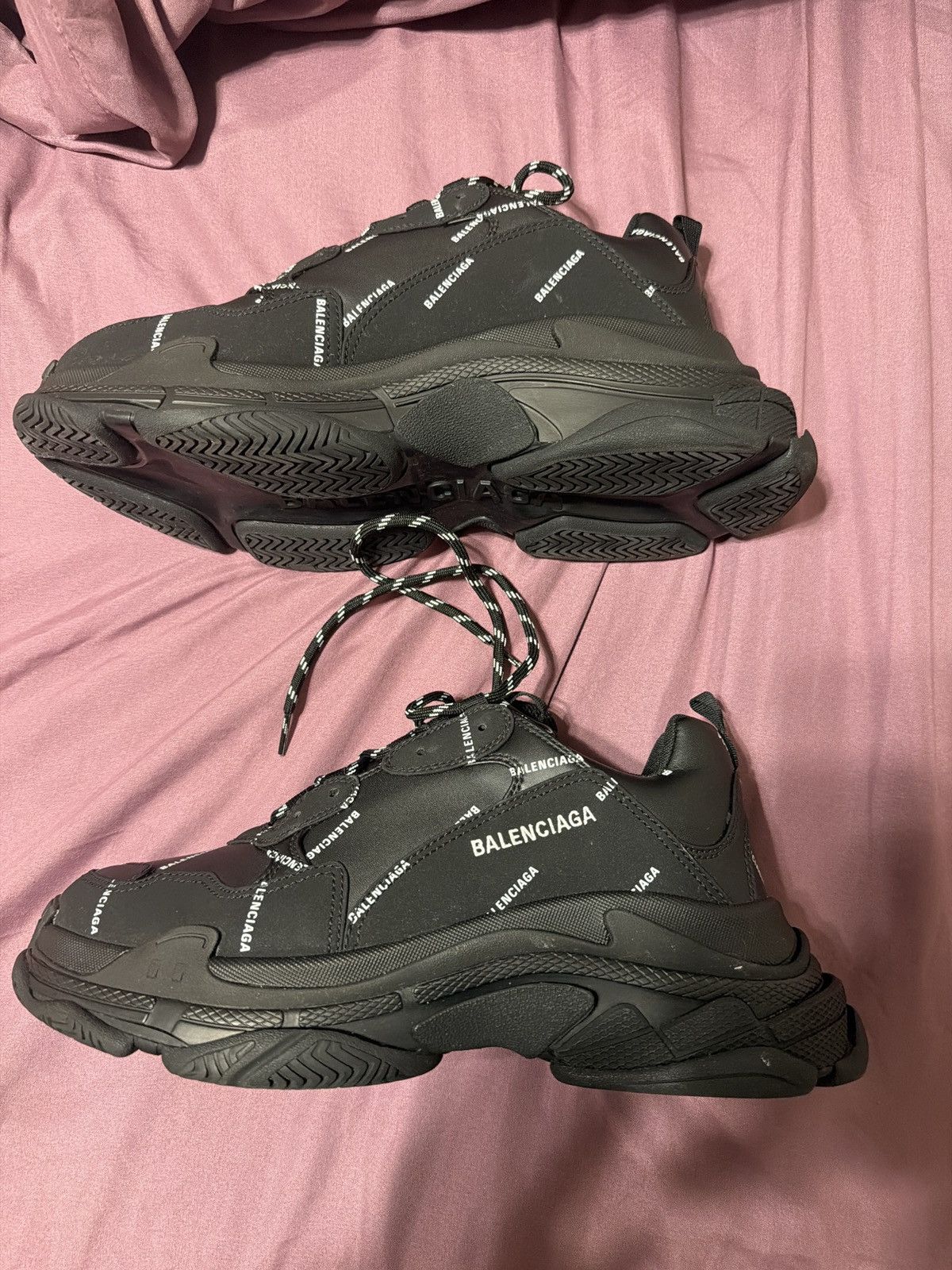Balenciaga Balenciaga TrackshoePrint – 12– Retail $1,500 – Box Included Size US 12 / EU 45 - 2 Thumbnail
