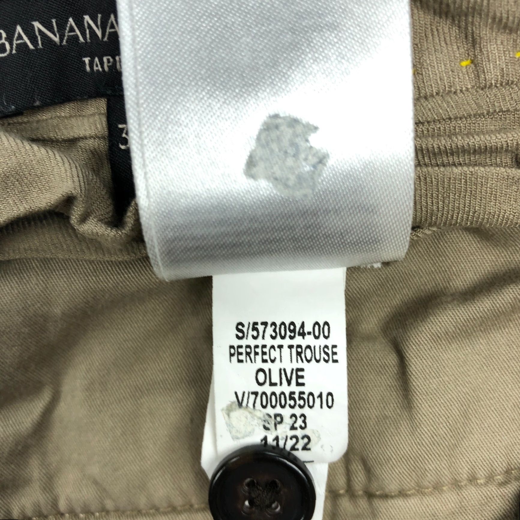 Banana Republic Banana Republic Dress Pants Wool Olive Green 36x30 Men Regular Flat Front Cuffed Pockets 120s 36x30 Vintage: No Size US 36 / EU 52 - 6 Thumbnail