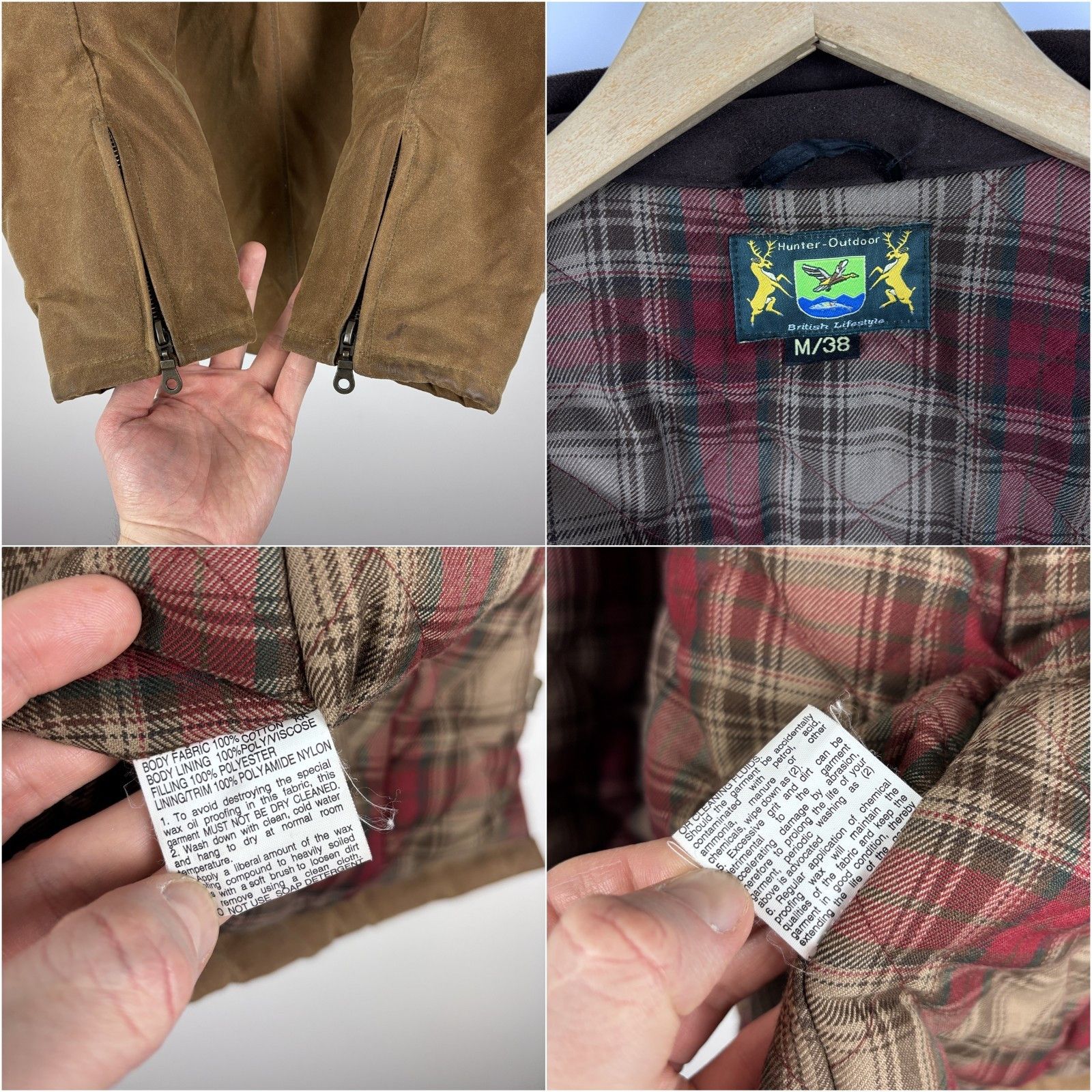 Other Vintage Hunter-Outdoor Wax Jacket British Lifestyle M (38) Size M / US 6-8 / IT 42-44 - 10 Thumbnail