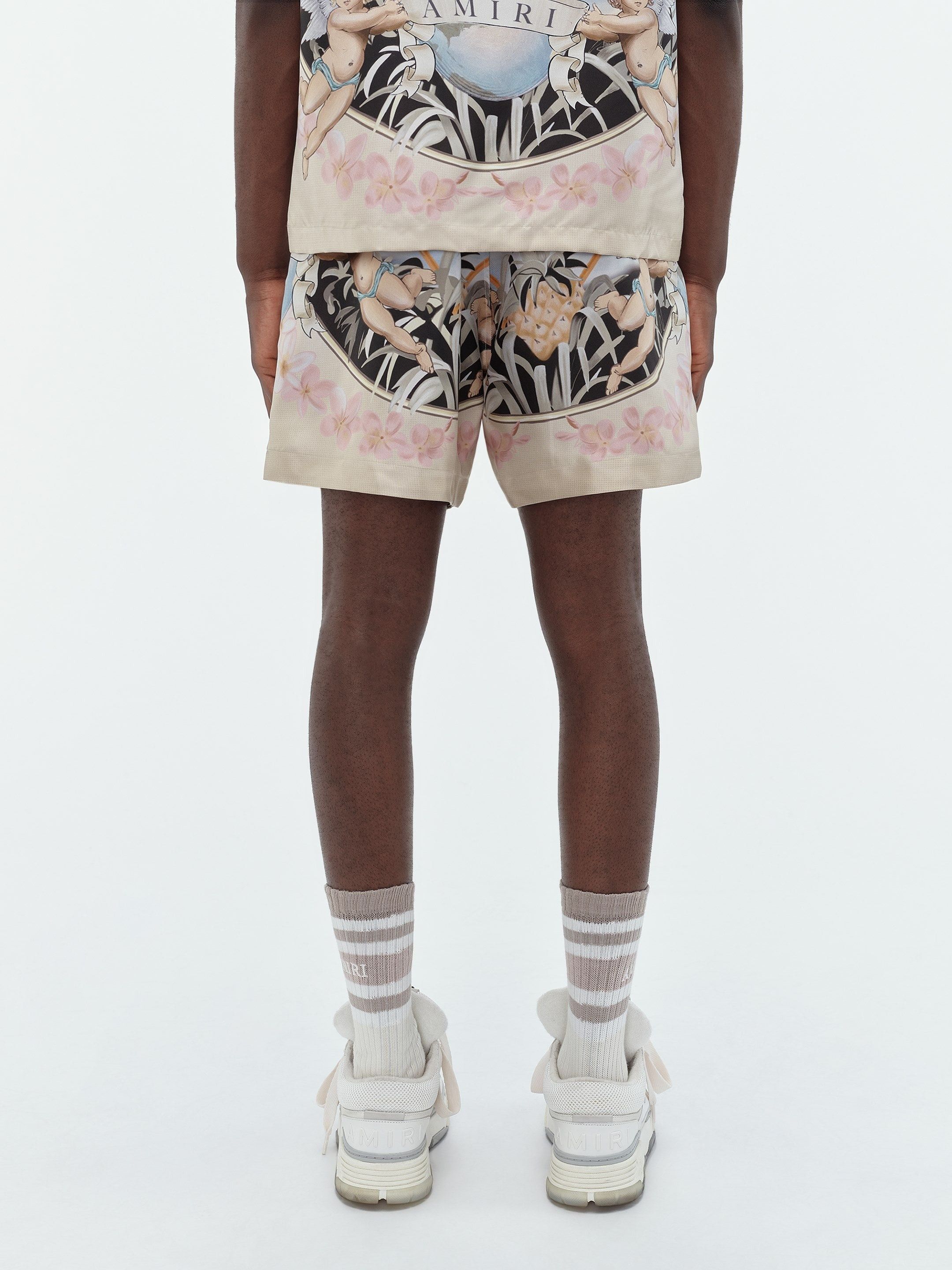 Amiri o1orln1025 Cherub Silk Shorts in Multicolor Size US 32 / EU 48 - 5 Thumbnail