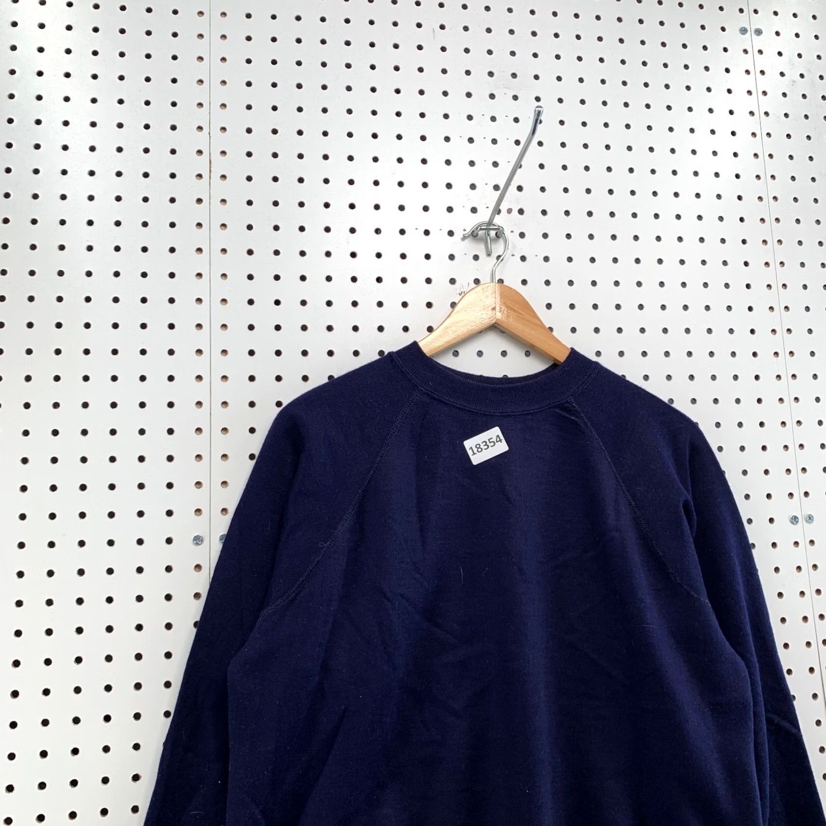 Vintage VINTAGE Sports Action Sweatshirt Adult L Navy Blue Crew Neck 60s 70s Mens Size US L / EU 52-54 / 3 - 6 Thumbnail