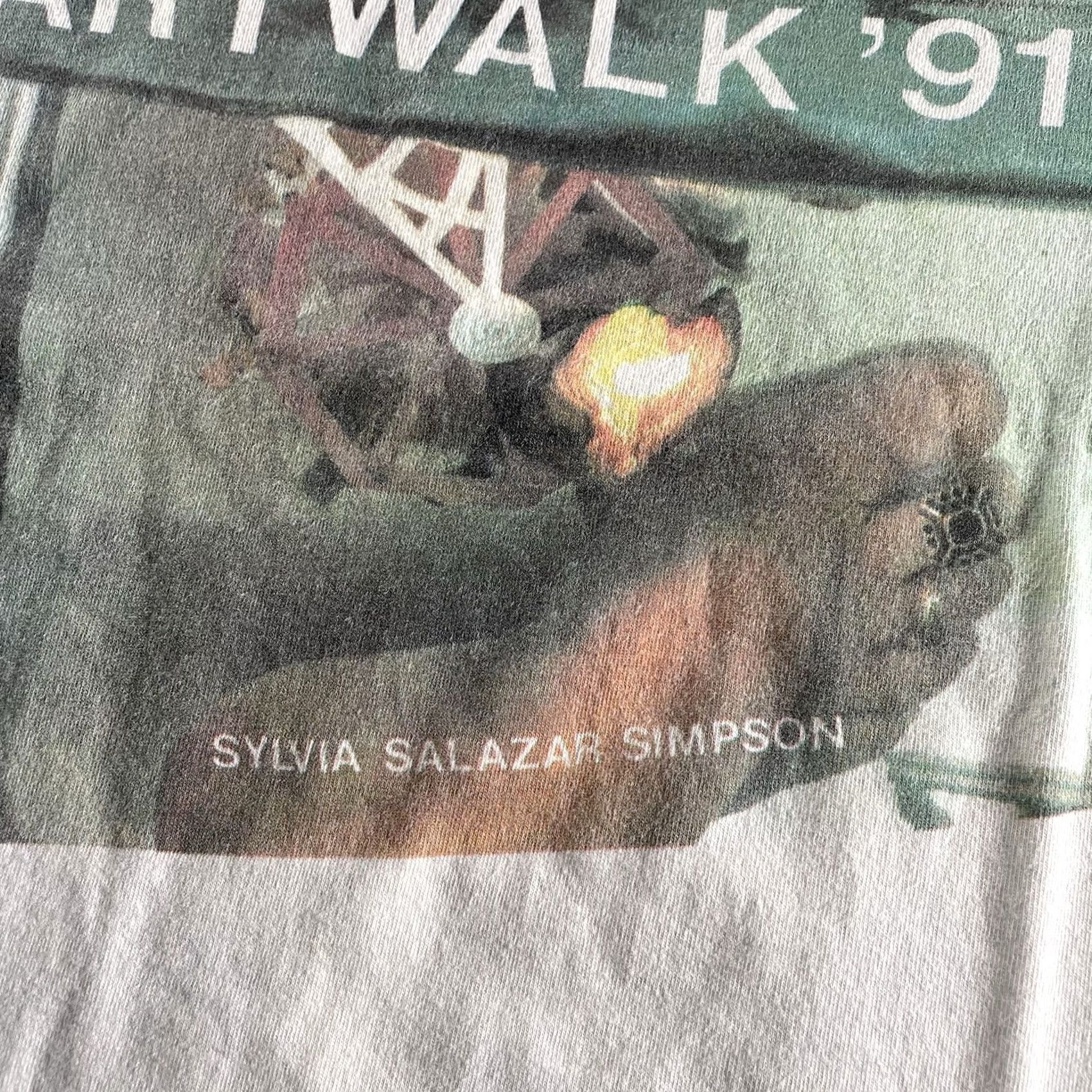 Hanes Venice Art Walk Shirt Men L White California 1991 Hanes Stitch 1991 Theme Men Size US L / EU 52-54 / 3 - 4 Thumbnail