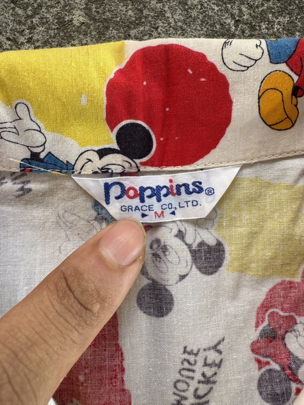 Mickey Mouse Rare!Vintage Mickey Mouse Poppins Full Print Size US XXL / EU 58 / 5 - 2 Thumbnail