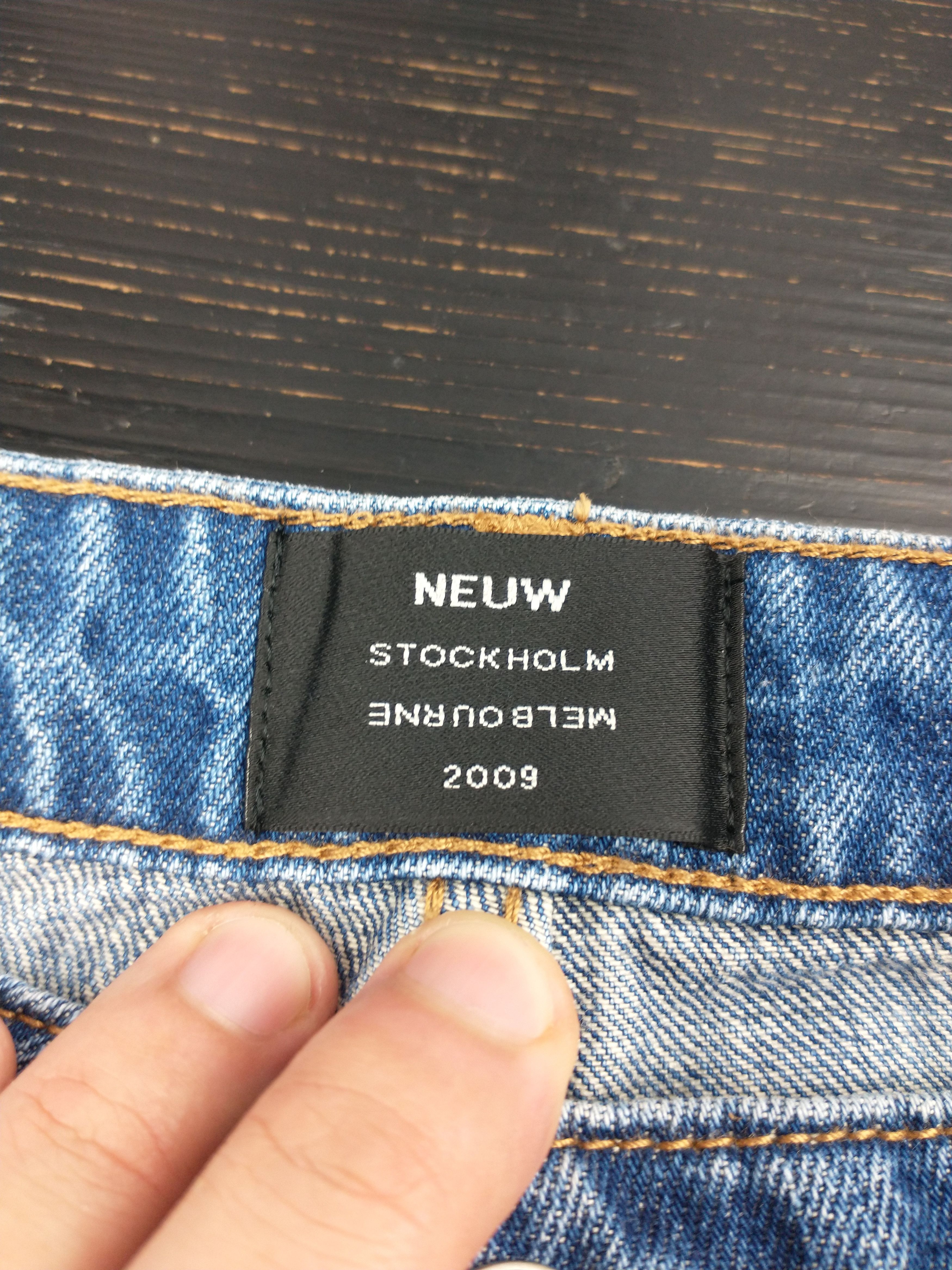 NEUW Denim Neuw Stockholm Ray Straight Selvedge Jeans Size W31 L32 Size US 31 - 3 Thumbnail