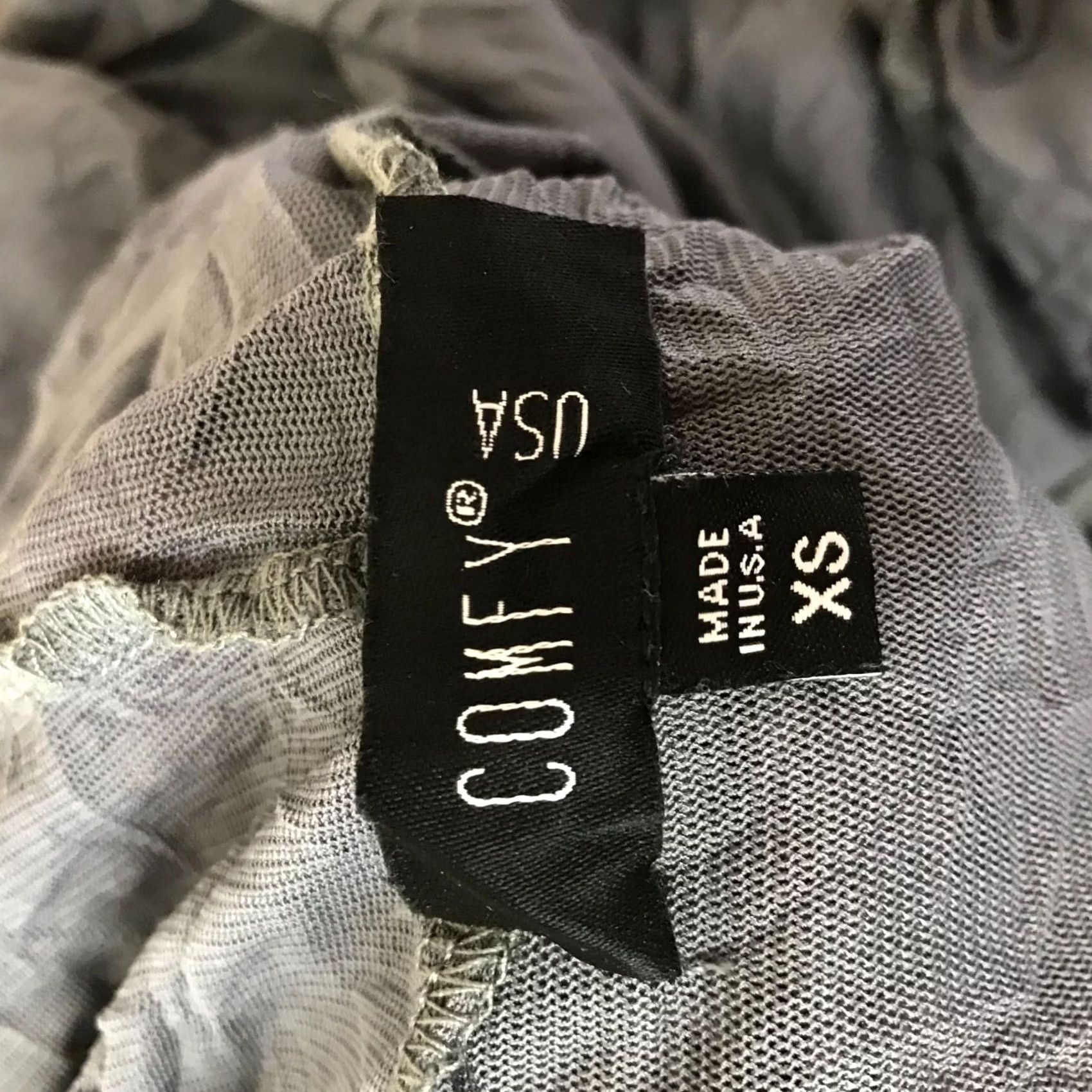 Vintage COMFY USA WOMEN'S XS GRAY SHEER LONG SLEEVE OPEN POLYESTER CARDIGAN Size XS / US 0-2 / IT 36-38 - 7 Thumbnail