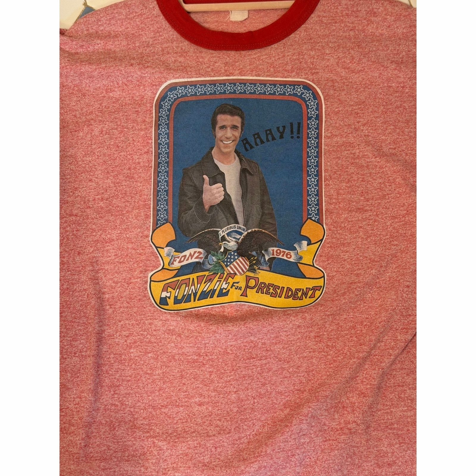 Vintage Vintage the Fonz / I’m with stupid tee shirt Size US M / EU 48-50 / 2 - 2 Thumbnail