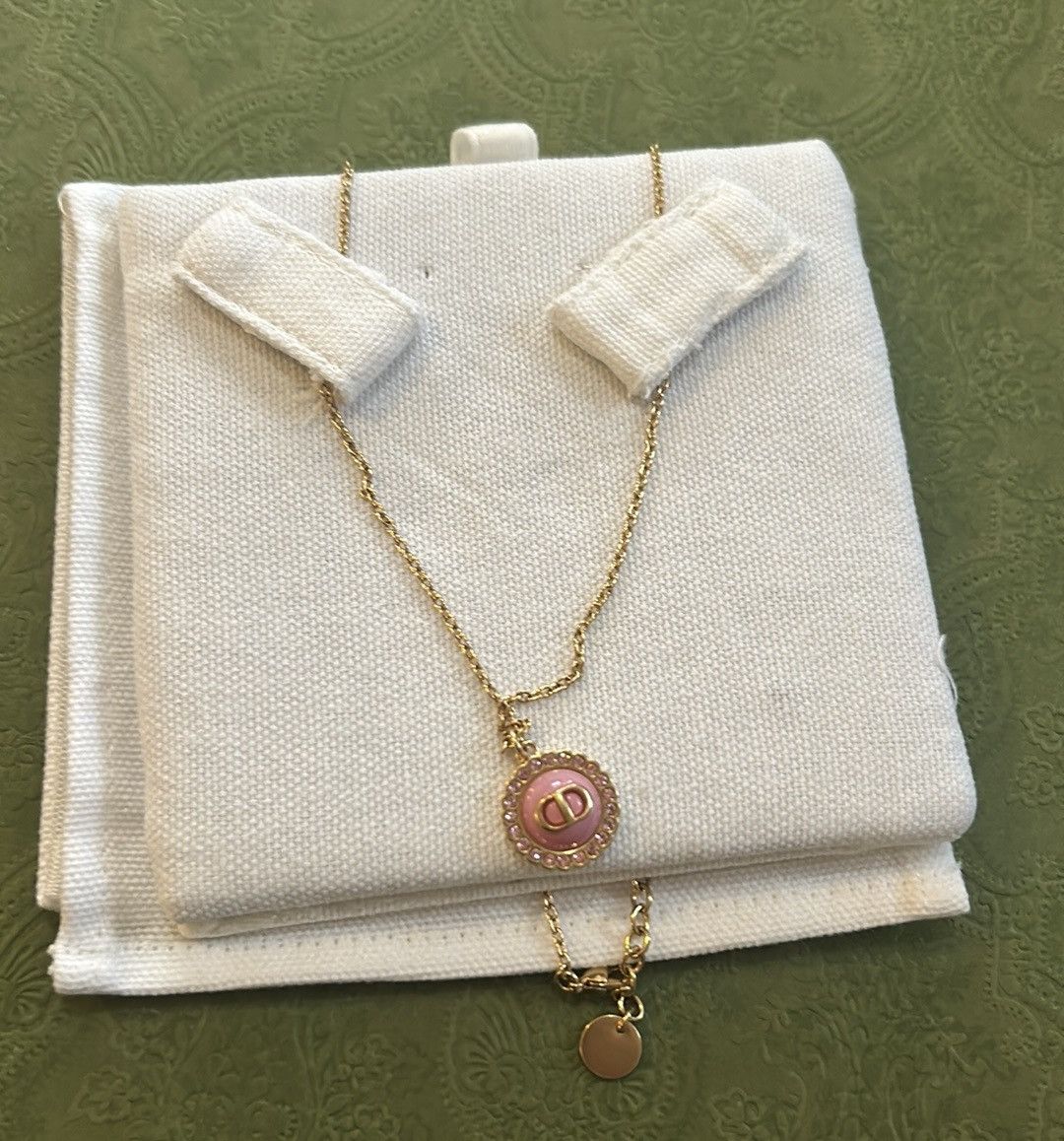 Dior Christian Dior PETIT CD BAROQUE NECKLACE Gold-Finish Metal Size ONE SIZE - 4 Thumbnail