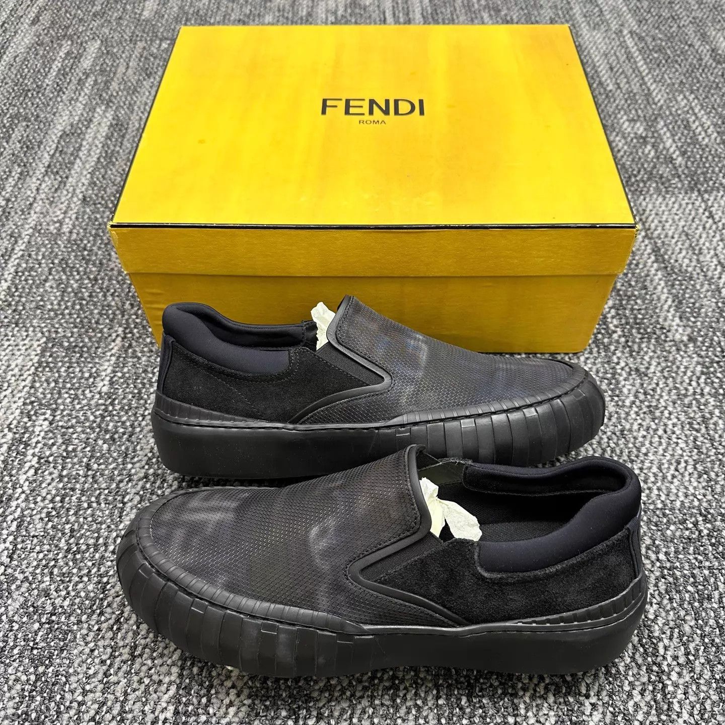 Fendi Fendi Force FF Monogram Slip-On Sneaker 40 Size US 6 / EU 39 - 4 Thumbnail
