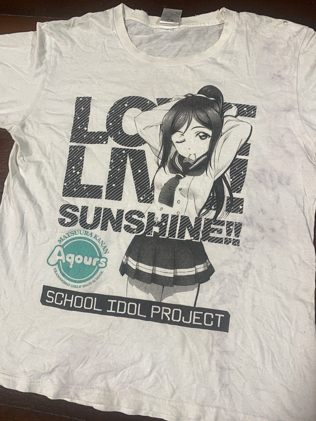 Vintage LOVE LIVE! SUNSHINE! MATSUURA KANAN school Idol Anime Japan Size US XL / EU 56 / 4 - 3 Thumbnail