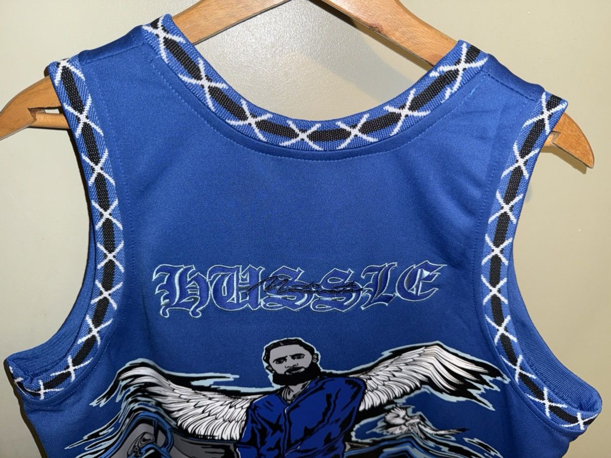 Rap Tees Brand X NIPSEY HUSSLE tribute jersey, New Old Stock! Large Size US L / EU 52-54 / 3 - 7 Thumbnail