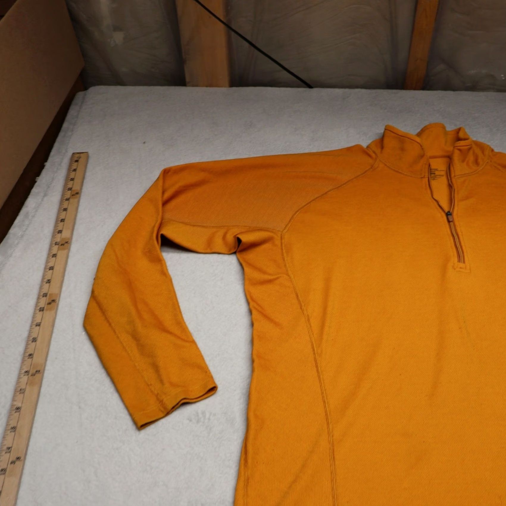 Patagonia Patagonia Shirt Men XXL Yellow Capilene 1/4 Zip Pullover Baselayer Size US XXL / EU 58 / 5 - 2 Thumbnail