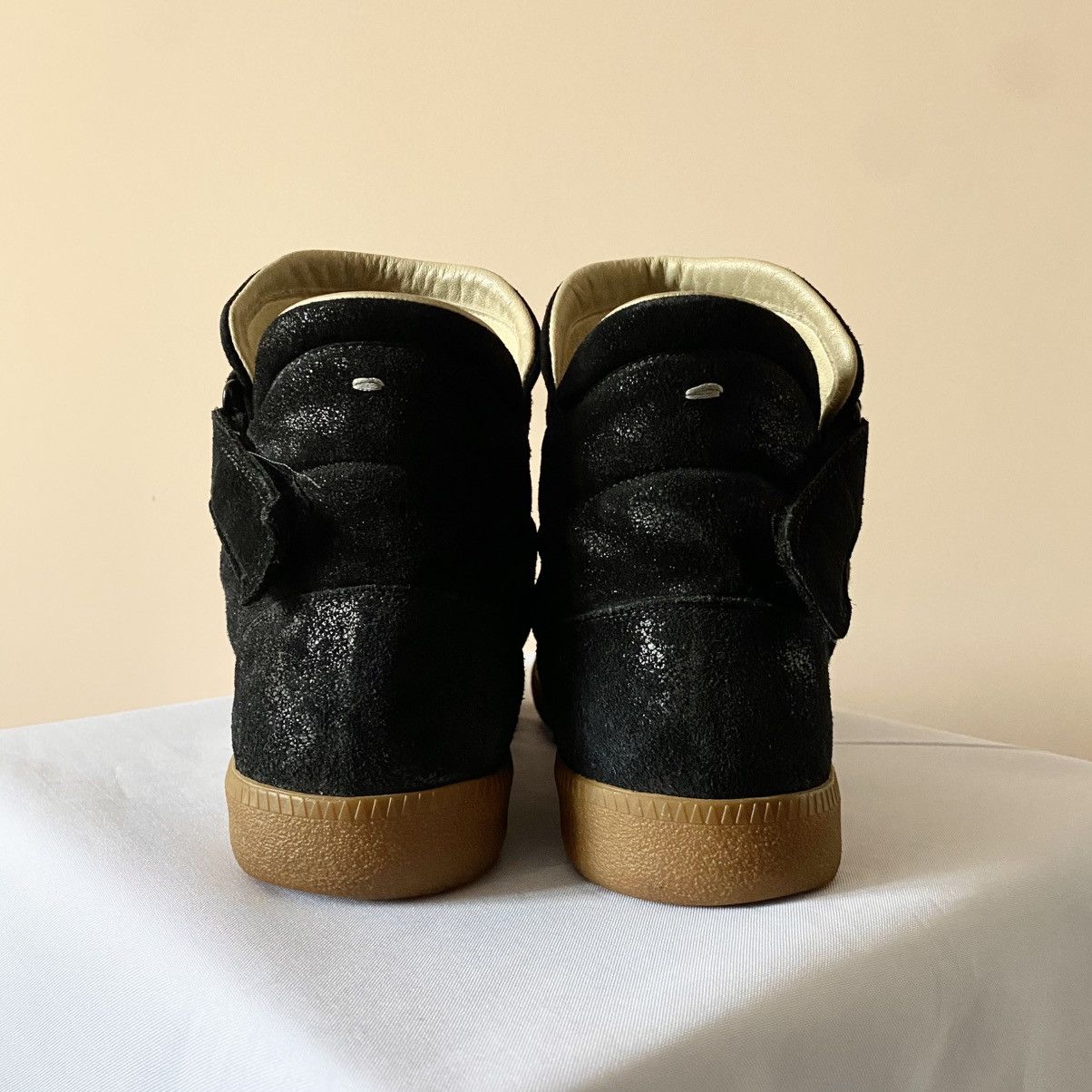 Maison Margiela Maison Margiela SS09 Moto Biker Suede Black Sneakers Shoes Size US 9 / EU 42 - 9 Thumbnail