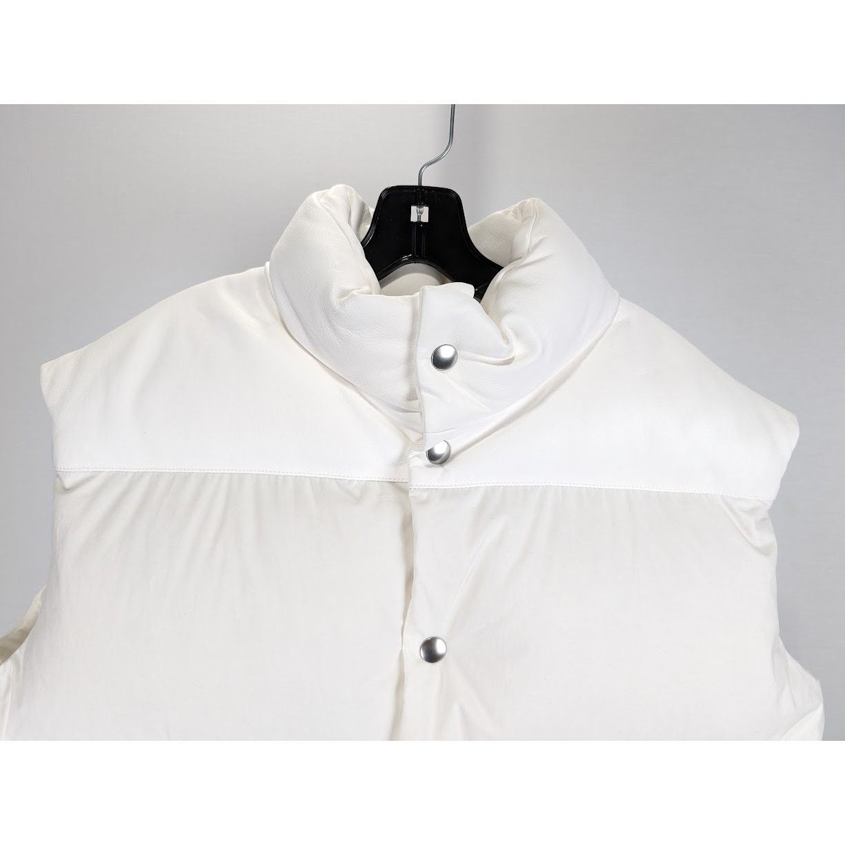 Bottega Veneta o1rshd1 Organic Frosted Poplin Gilet in Chalk Size US L / EU 52-54 / 3 - 2 Thumbnail