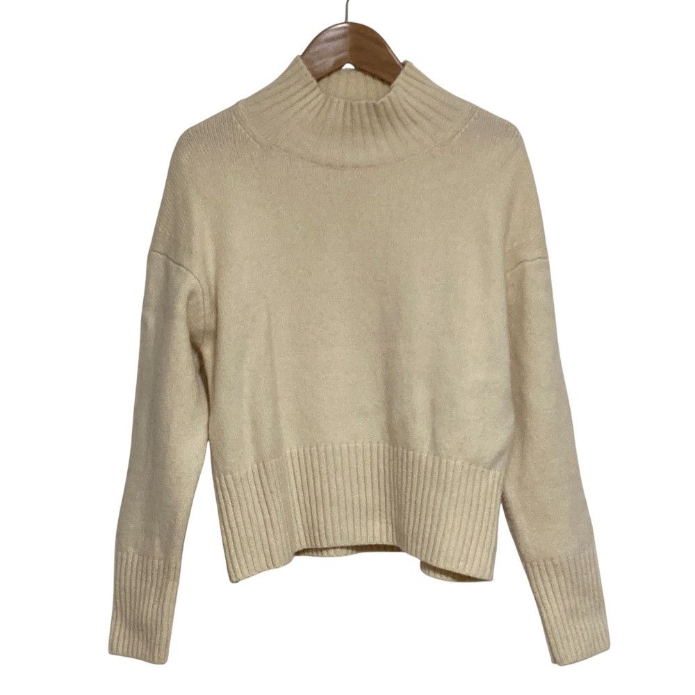 Other ANAYI Wool Cashmere Blend High Neck Knit Sweater Textile Tops DUTY FREE for USA