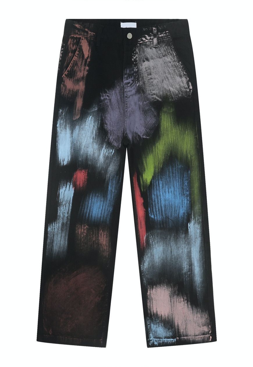 Other Unisex Painted Graffiti Jeans Size US 30 / EU 46 - 6 Thumbnail