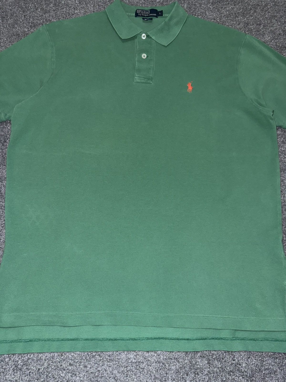 Polo Ralph Lauren Vintage Polo Ralph Lauren Green Polo Shirt Large Size US L / EU 52-54 / 3 - 2 Thumbnail