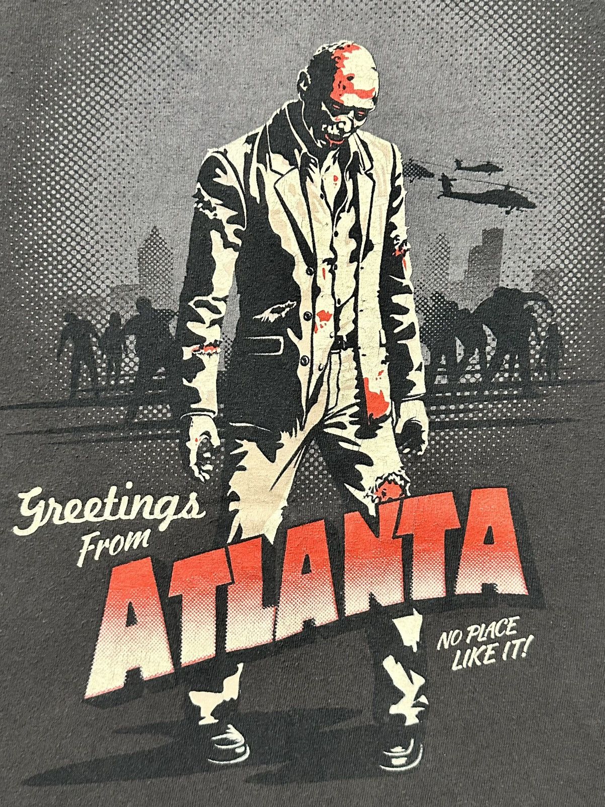 Teefury The Walking Dead Zombie Postcard Shirt Size US XL / EU 56 / 4 - 4 Thumbnail
