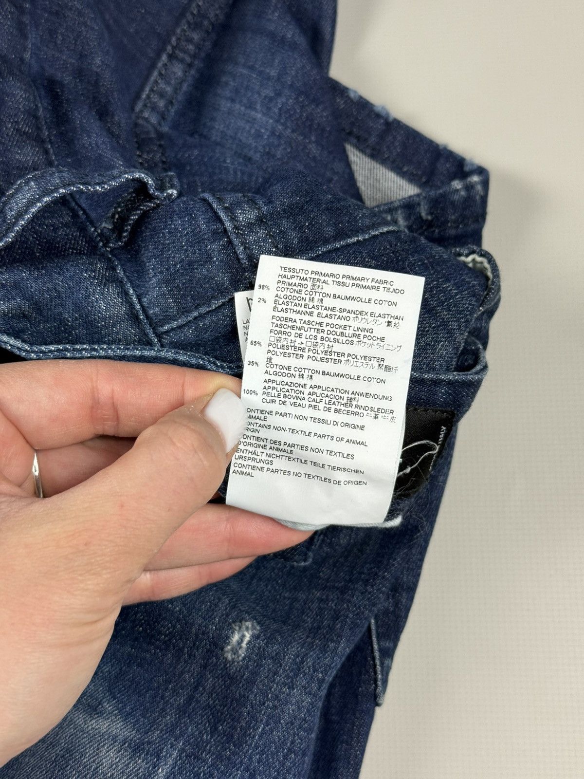 Dsquared2 Dsquared 2 Men’s Skinny Distressed Denim Jeans Size 48 / M Size US 32 / EU 48 - 14 Thumbnail