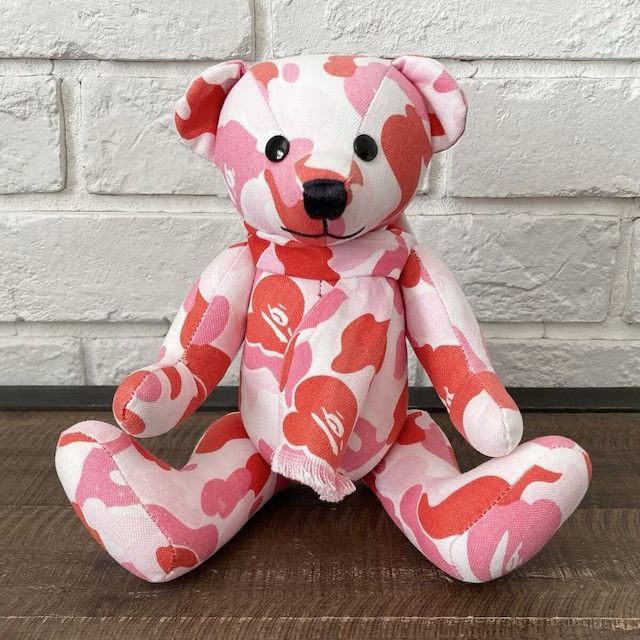 Bape BAPE ABC CAMO PINK Teddy Bear Plush Doll a bathing ape NIGO Size ONE SIZE - 1 Thumbnail