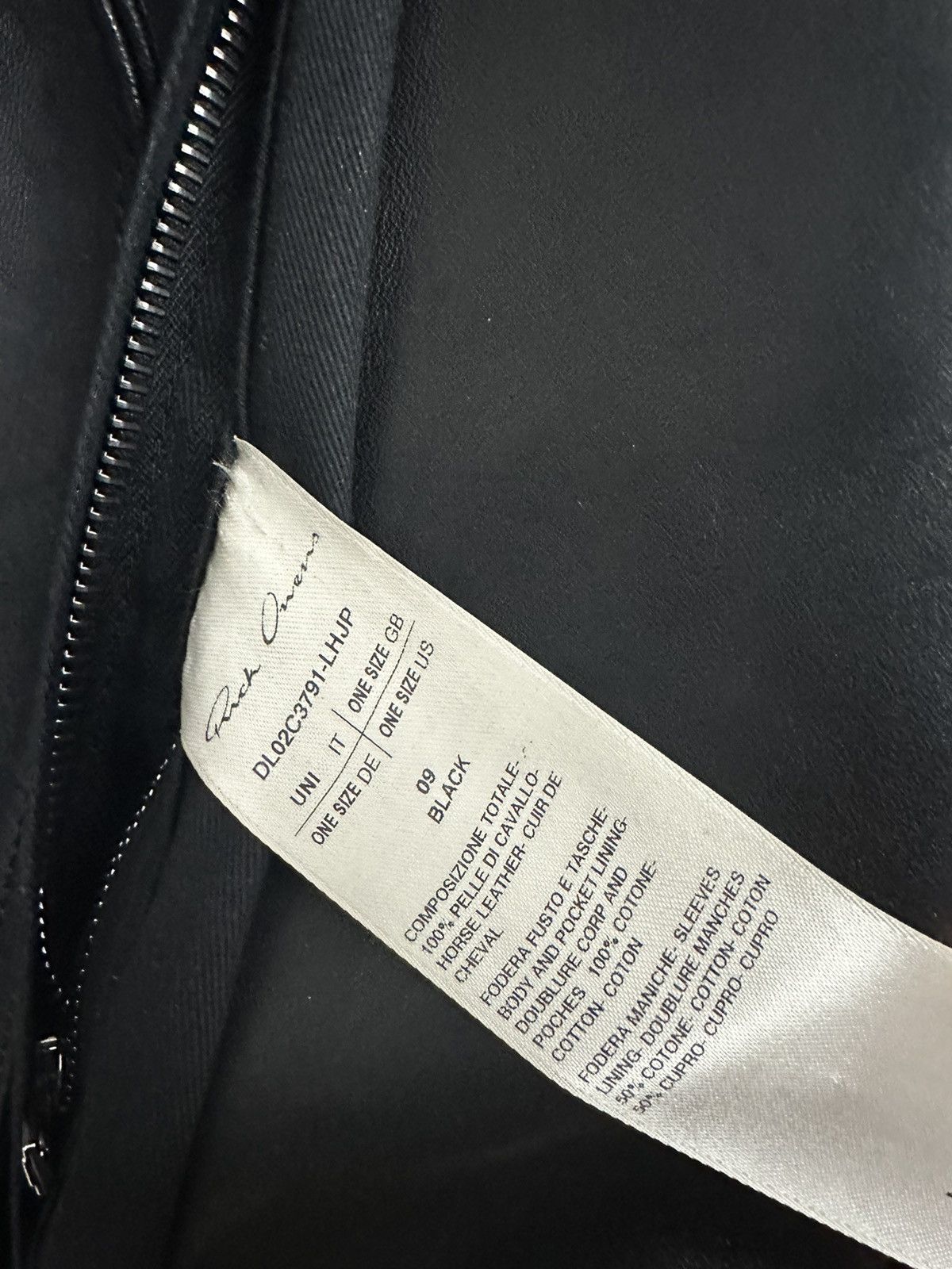 Rick Owens FW23 ‘LUXOR’ DRKSHDW Horse Leather Jumbo Luke Stooges Jacket Size US L / EU 52-54 / 3 - 9 Thumbnail