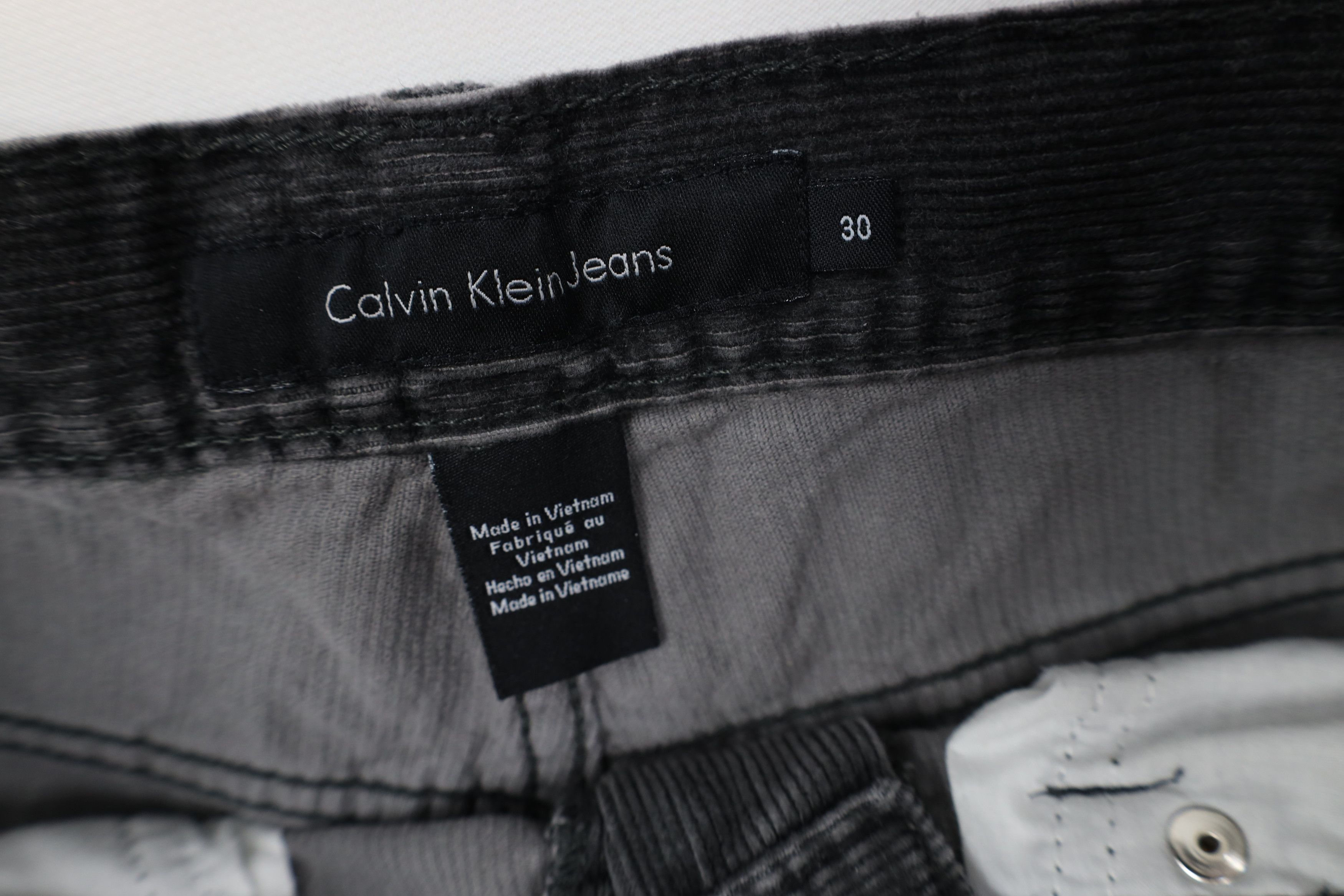 Calvin Klein Vintage 90s Y2K Calvin Klein Straight Leg Corduroy Pants Size US 30 / EU 46 - 7 Thumbnail