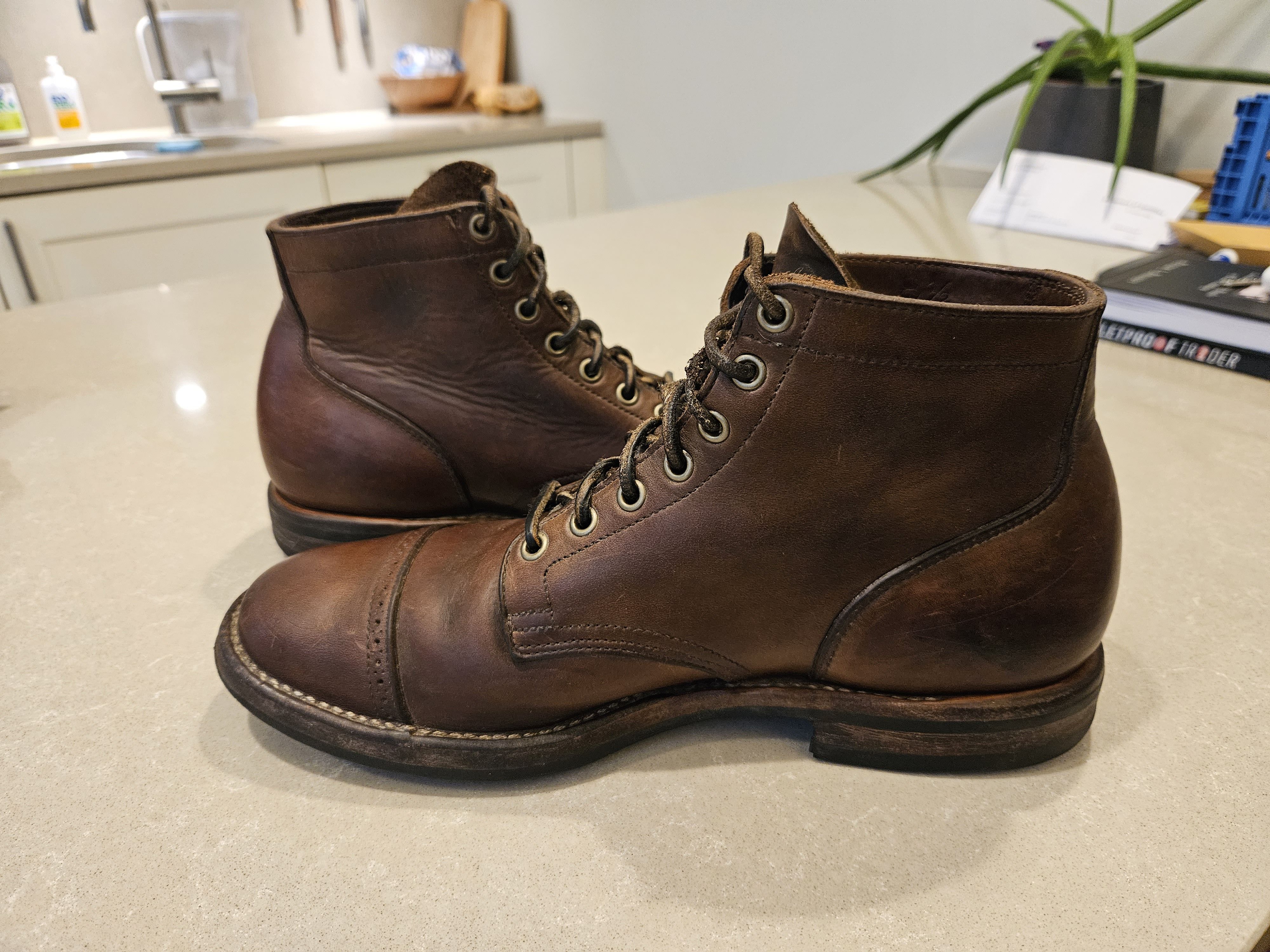 Viberg Viberg Service Boots - Horween Natural Leather 8.5 Size US 8.5 / EU 41-42 - 7 Thumbnail