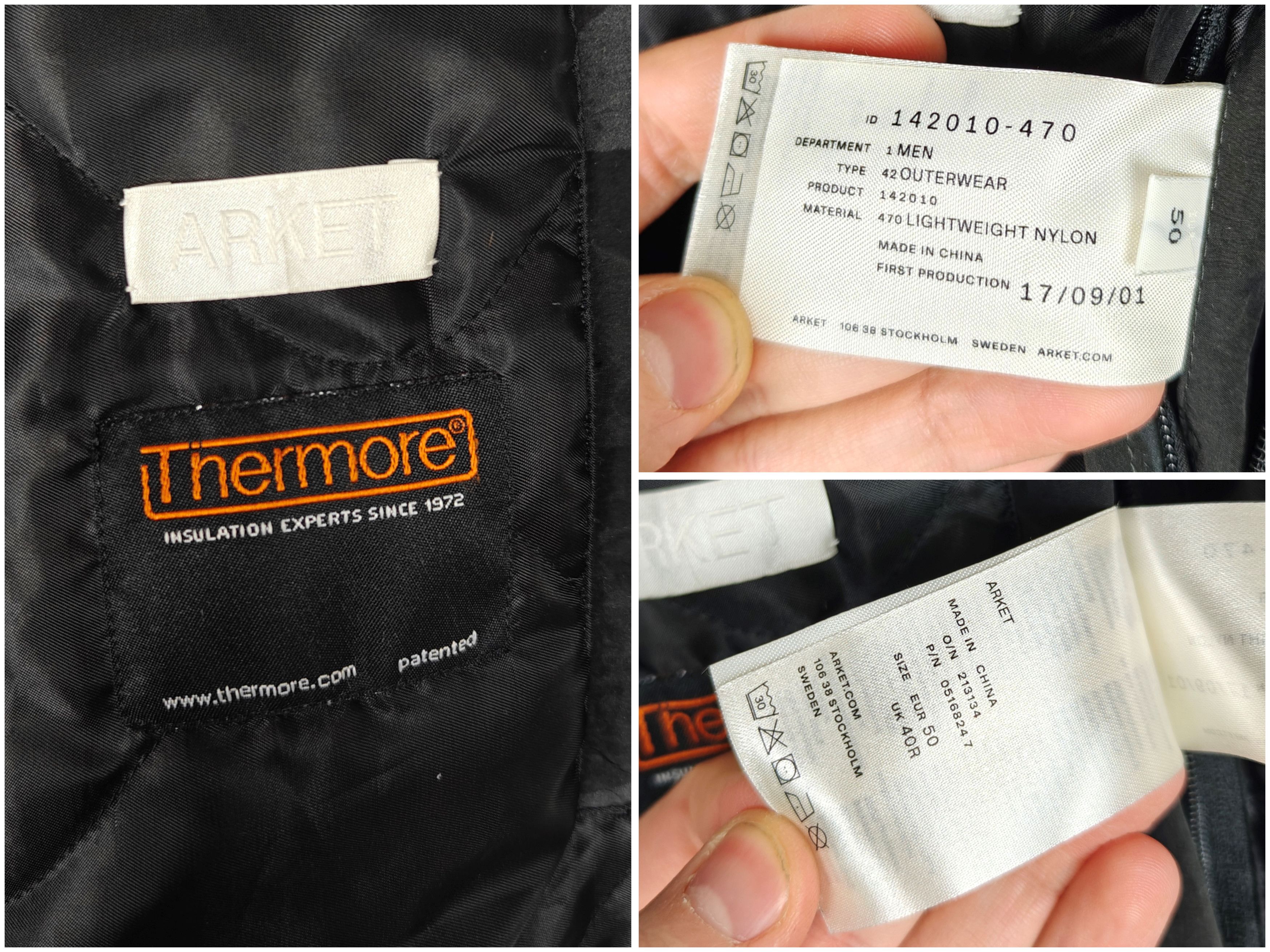 Arket ARKET Thermore Jacket Zip Nylon Camo size 50 (US L) Size US L / EU 52-54 / 3 - 10 Thumbnail