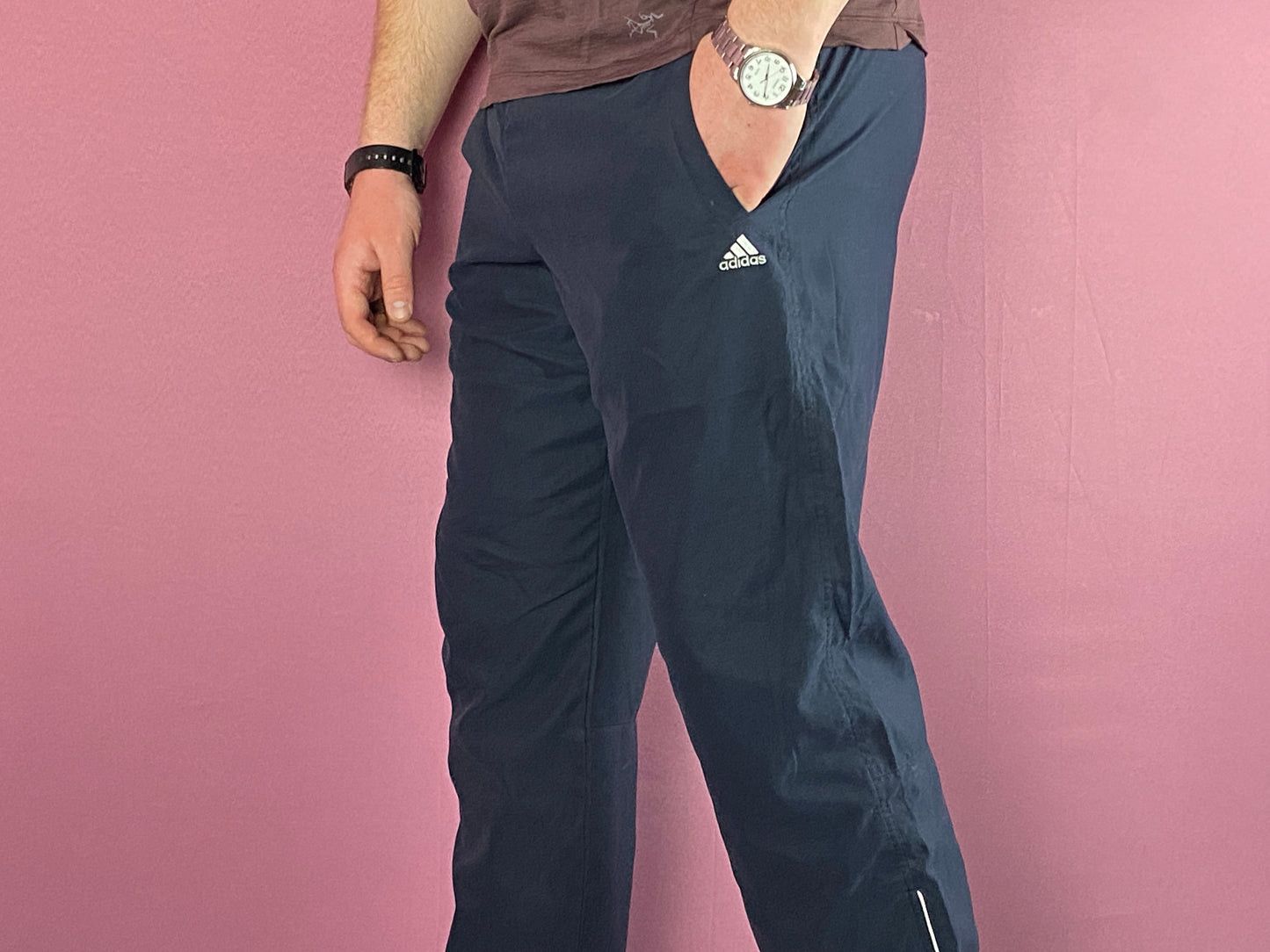 Adidas Adidas Vintage Men's Track Pants - L Size US 32 / EU 48 - 3 Thumbnail