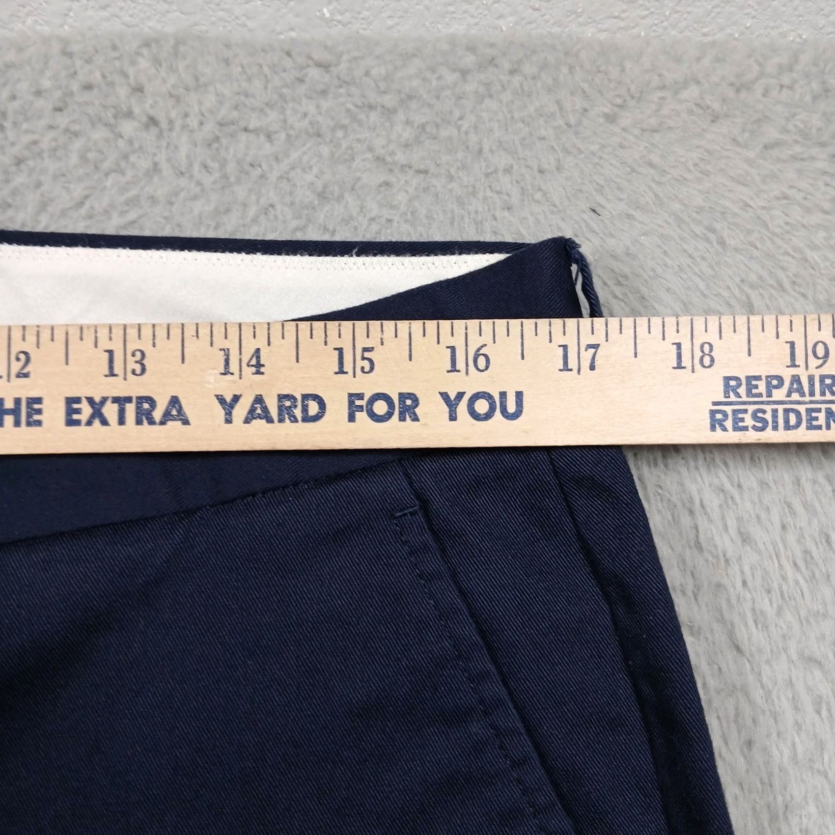 J.Crew J.Crew Bedford Chino Pants Men's 33x32 Navy Stretch Cotton Straight Fit Size US 33 - 6 Thumbnail
