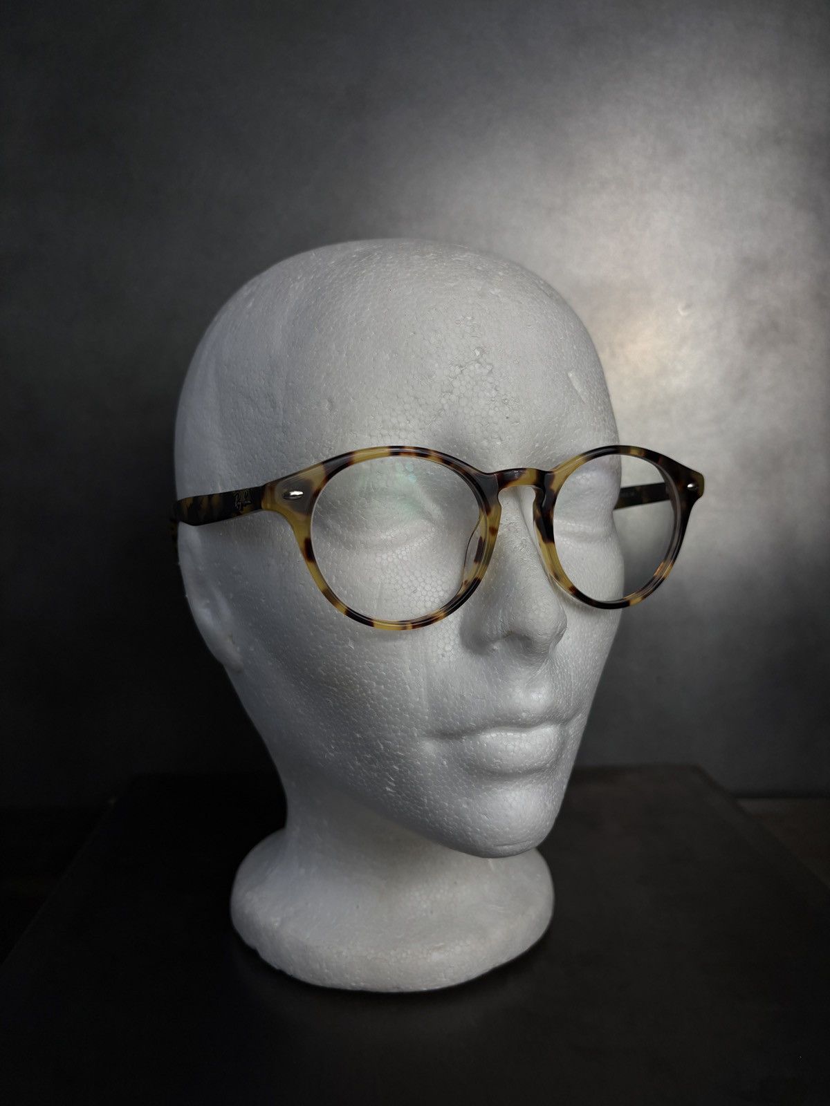 RayBan RayBan Eyeglasses Tortoise Shell Full Frame Rounded RB 2180 Size ONE SIZE - 6 Thumbnail