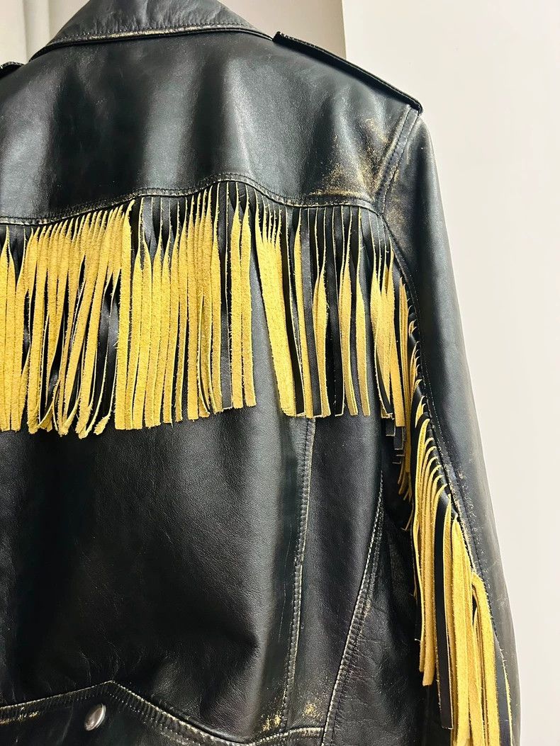 Saint Laurent Paris saint laurent paris16 FW bat tassels for old lo1 leather ja Size US M / EU 48-50 / 2 - 4 Thumbnail