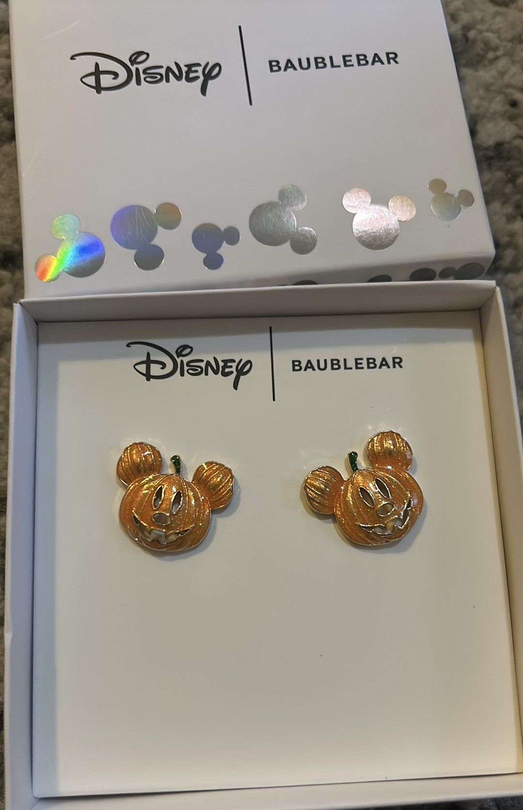 Disney Disney BAUBLEBAR Mickey Mouse Pumpkin Jack O Lantern Earring Size ONE SIZE - 2 Thumbnail