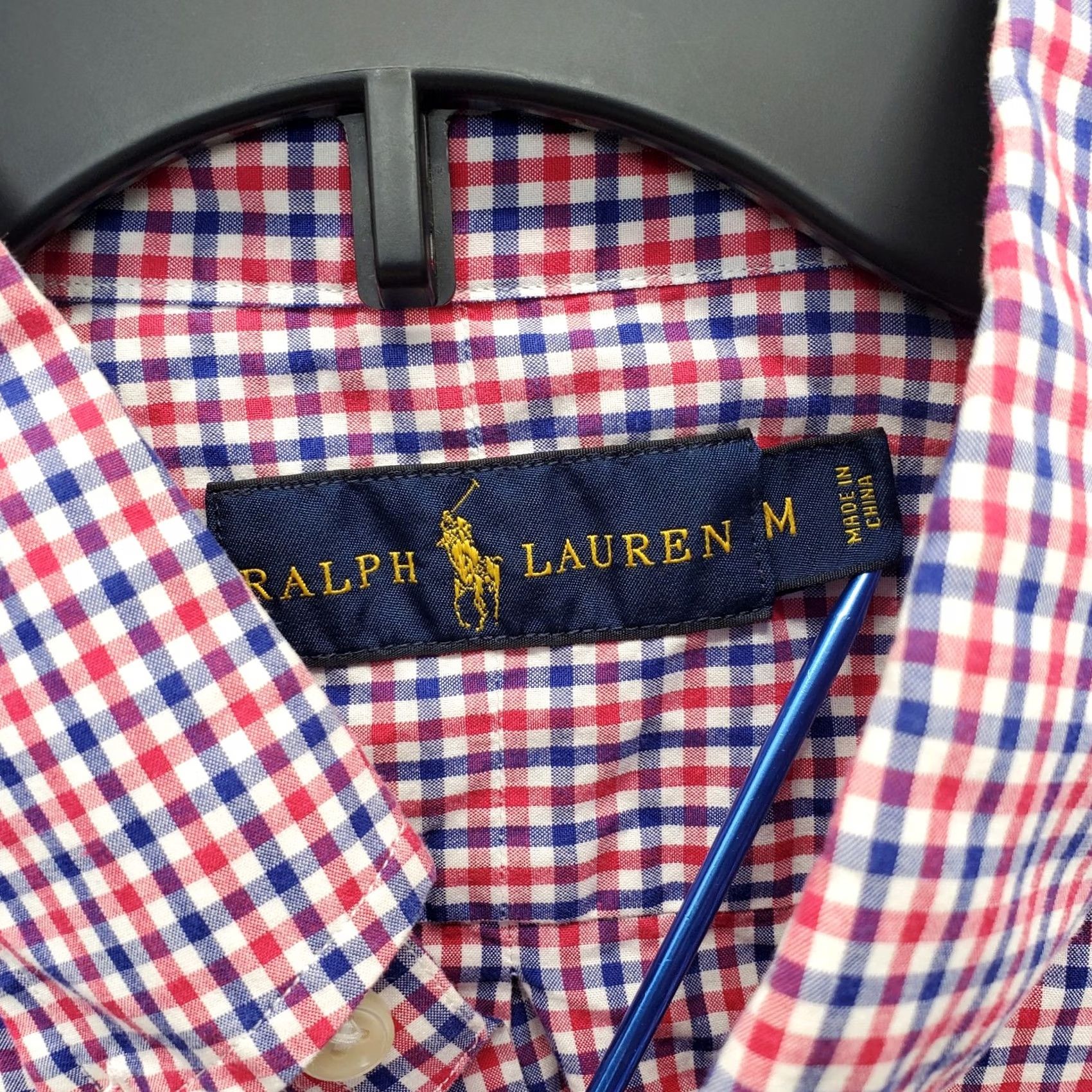 Ralph Lauren Ralph Lauren Shirt Mens M Multi Gingham Long Sleeve Pony Logo Button-Down Shirt Size US M / EU 48-50 / 2 - 6 Thumbnail