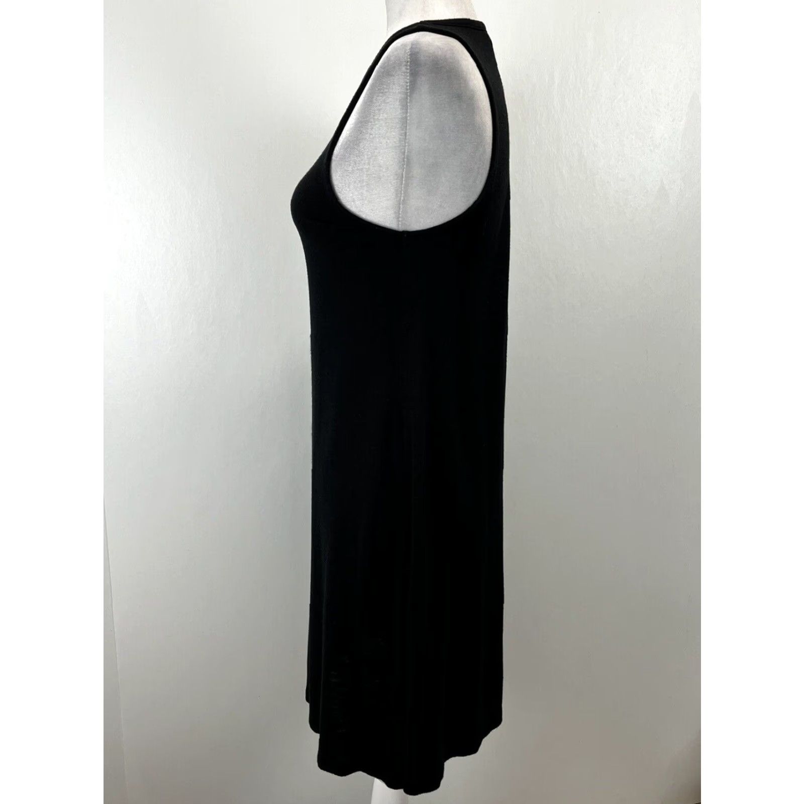Madewell Madewell Women's Black Short Tank Dress, Small, Casual Sleeveless Size S / US 4 / IT 40 - 2 Thumbnail