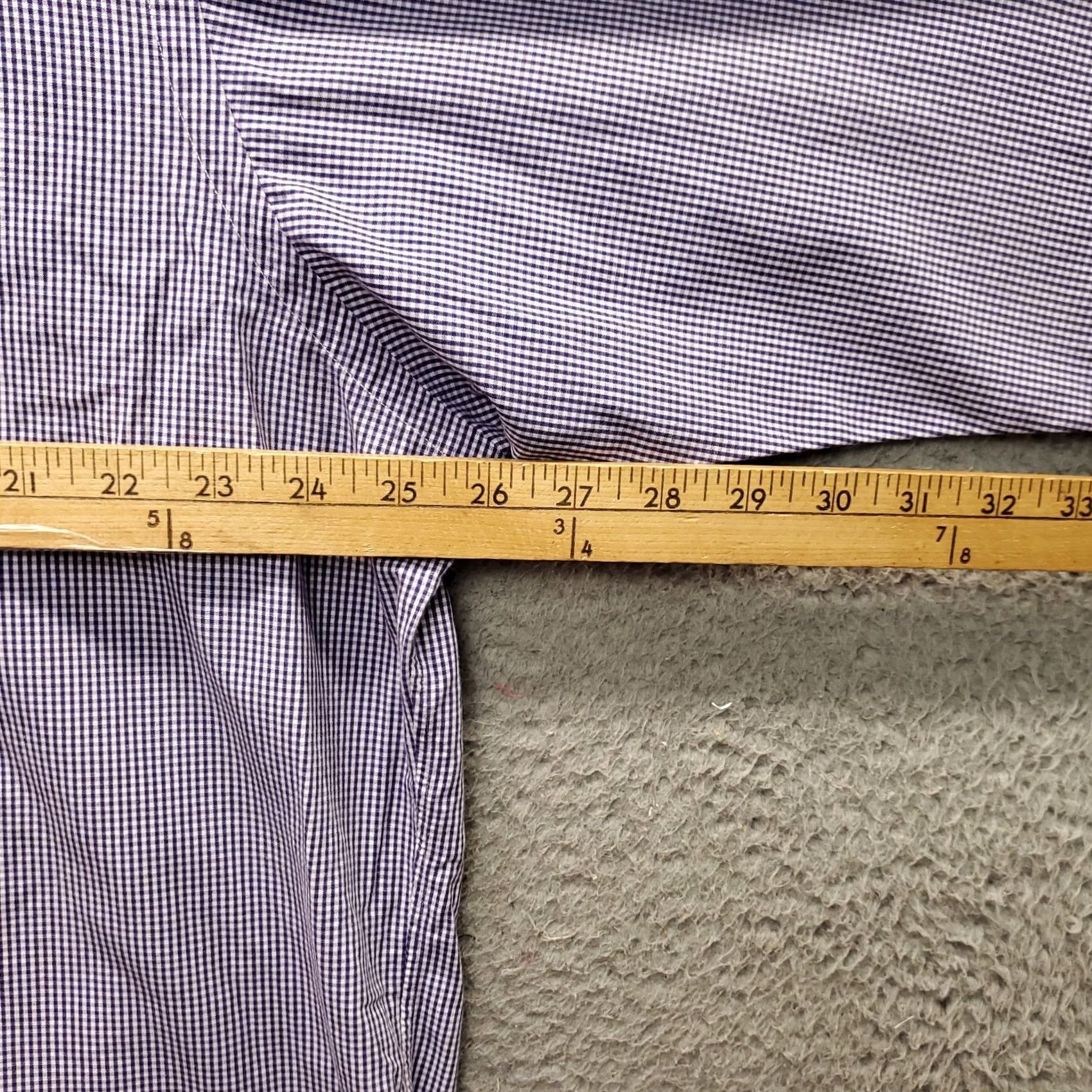Ralph Lauren Ralph Lauren Dress Shirt Mens 17 Multi Oxford Long Sleeve Collared Button Down Shirt Size 46R - 4 Thumbnail