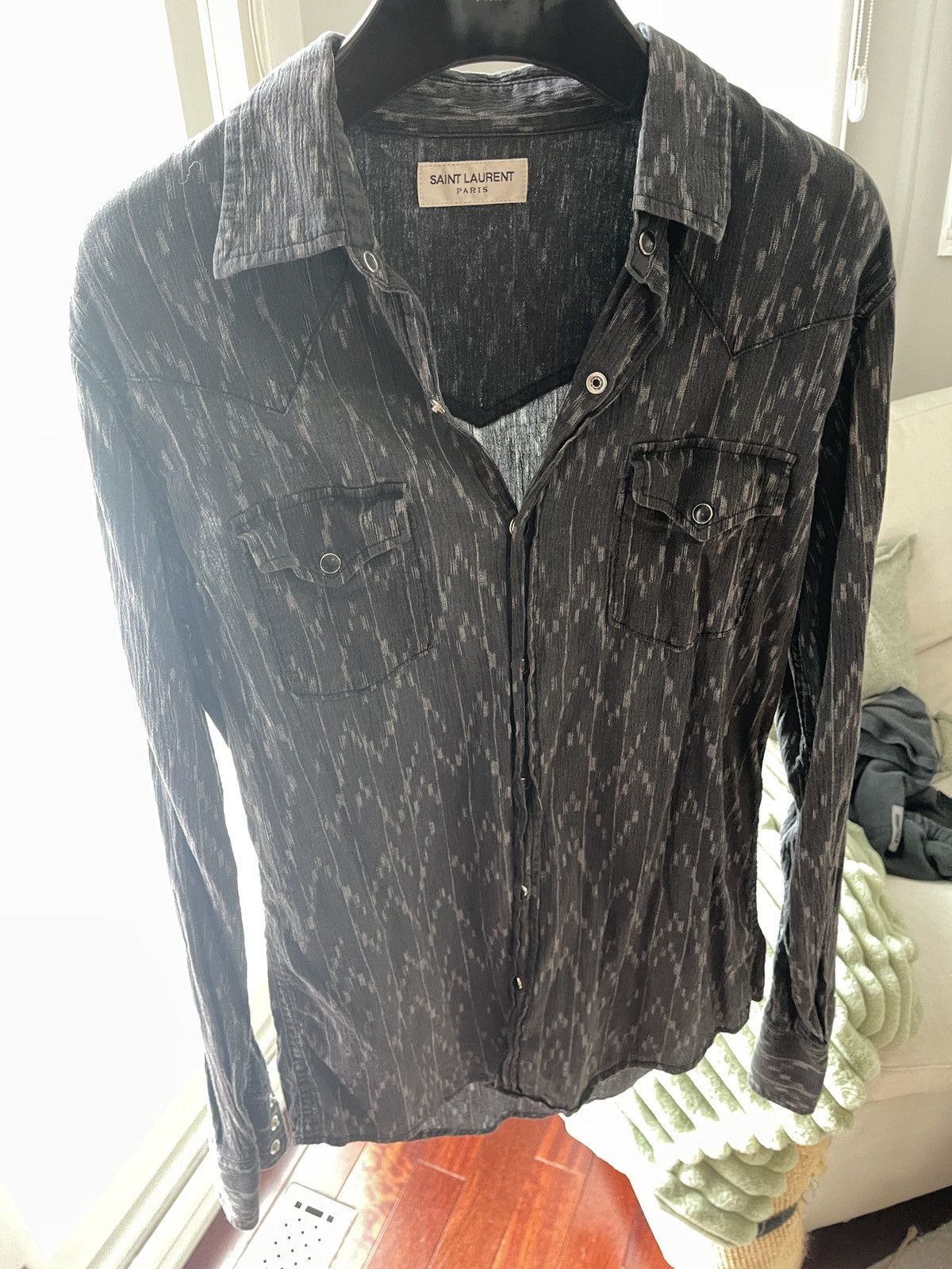 Hedi Slimane Ysl slp saint laurent shirt 2017 xs hedi Size US XS / EU 42 / 0 - 1 Thumbnail