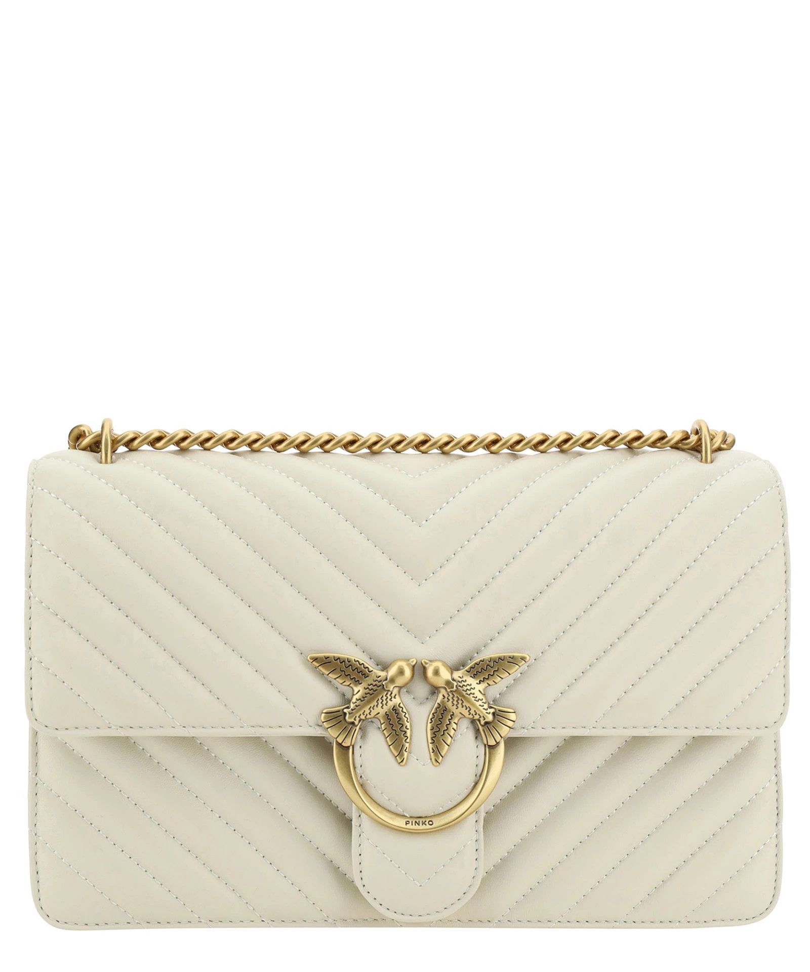 Pinko o1s22i1n0824 Size: OS / Classic Love Bag in White Size ONE SIZE - 1 Thumbnail