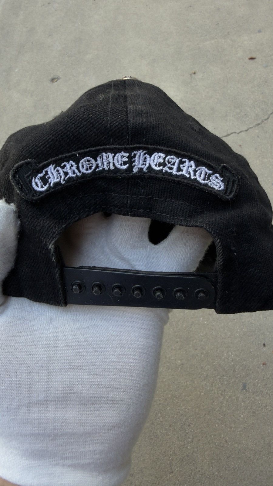 Chrome Hearts RARE!!! Chrome Hearts Denim Baseball Cap Size ONE SIZE - 3 Thumbnail