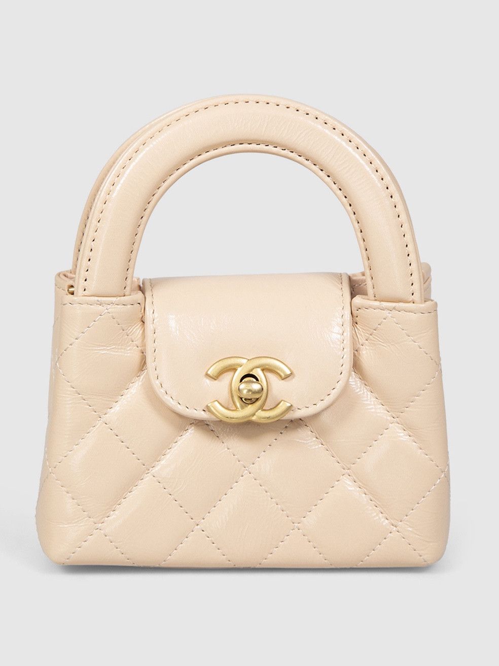Chanel FW23 Beige Calfskin Nano Kelly Re-Edition Size ONE SIZE - 1 Thumbnail