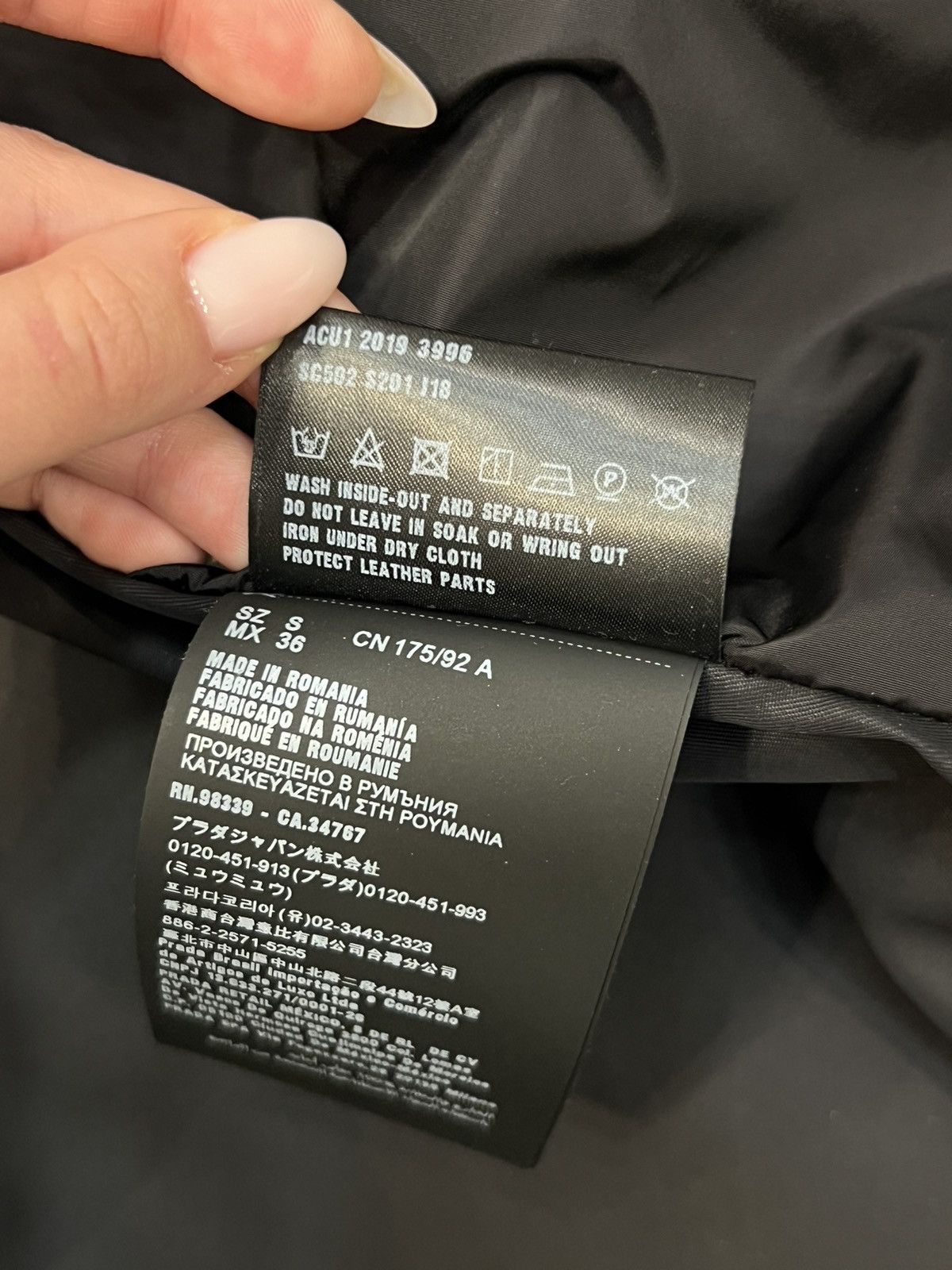 Prada Prada Black Re-nylon Blouson Jacket Size US S / EU 44-46 / 1 - 5 Thumbnail