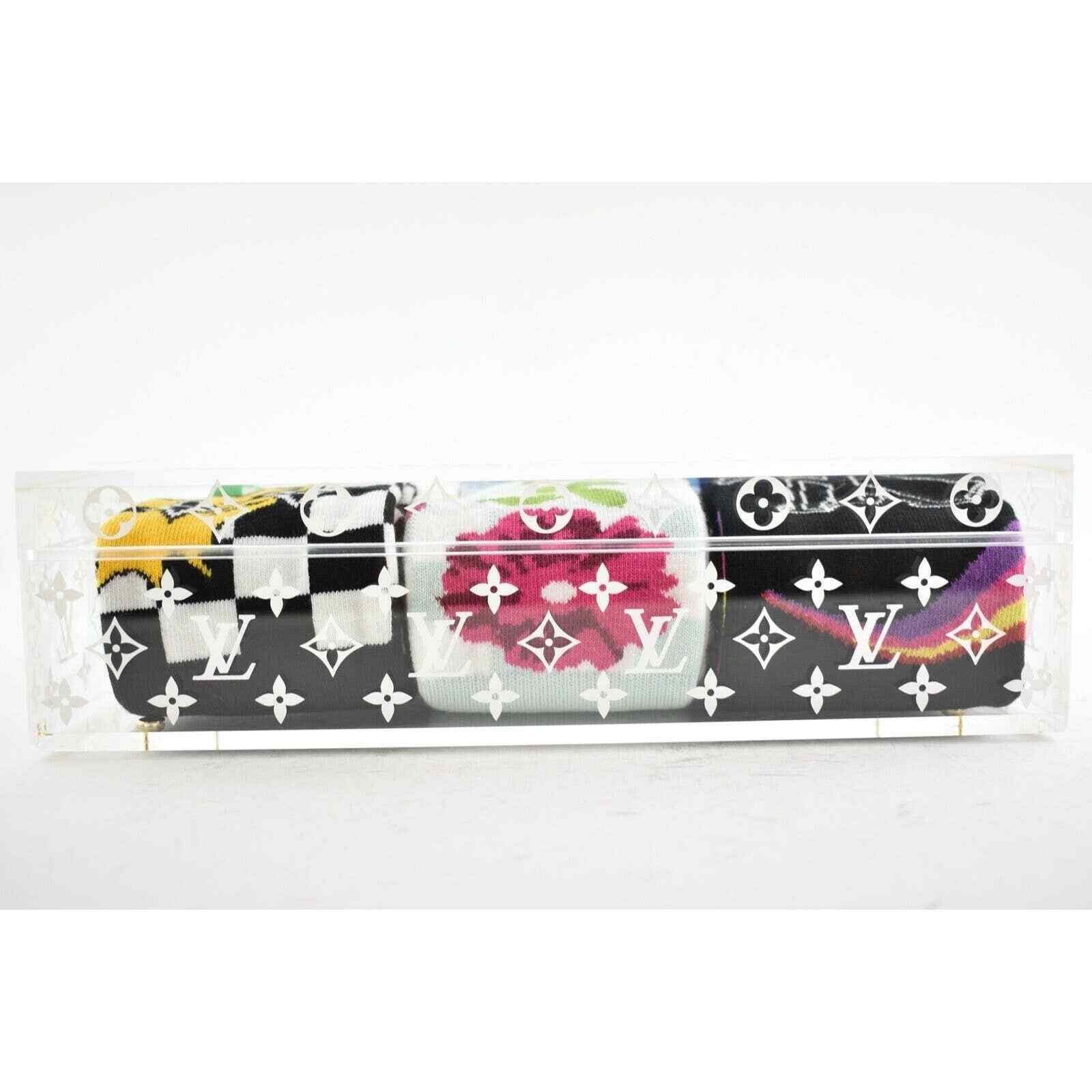 Louis Vuitton Louis Vuitton LV Archives 6 Socks Set Boite Scott Monogram Size ONE SIZE - 9 Thumbnail