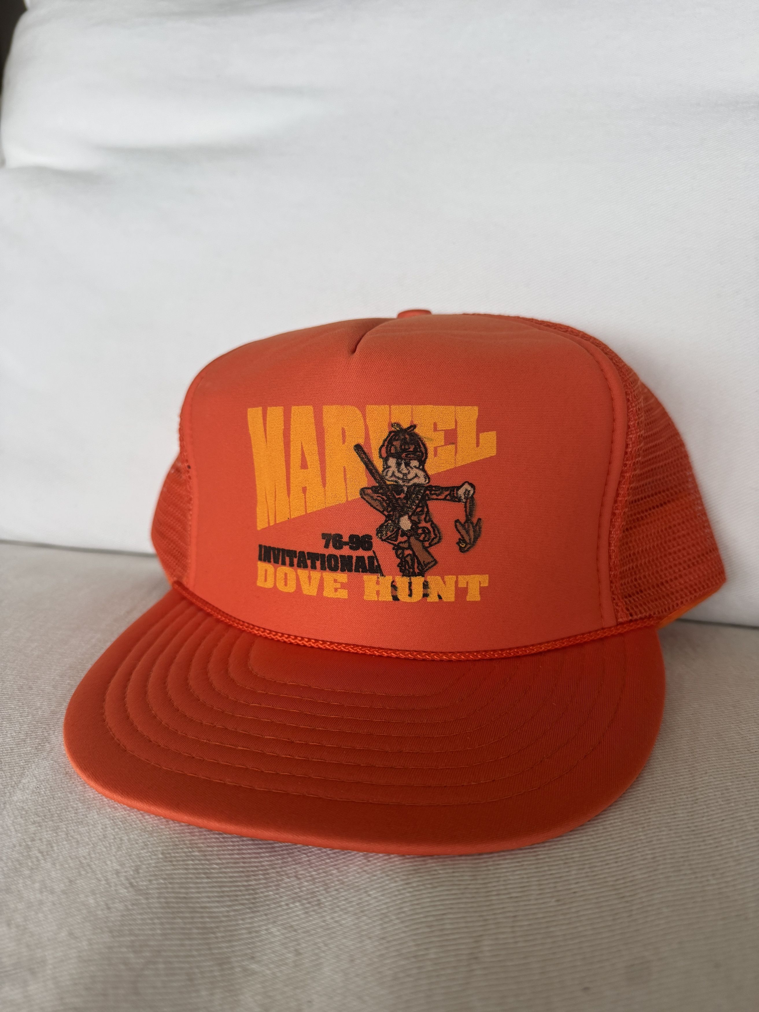 Vintage Marvel Dove Hunt Trucker Hat Size ONE SIZE - 1 Thumbnail