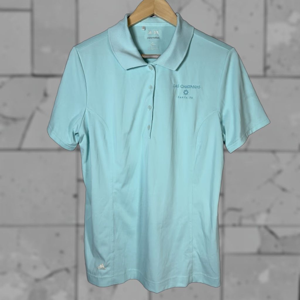 Adidas Adidas Pure Motion Blue Athletic Polo Shirt Womens XL Activewear Size XL / US 12-14 / IT 48-50 - 1 Thumbnail