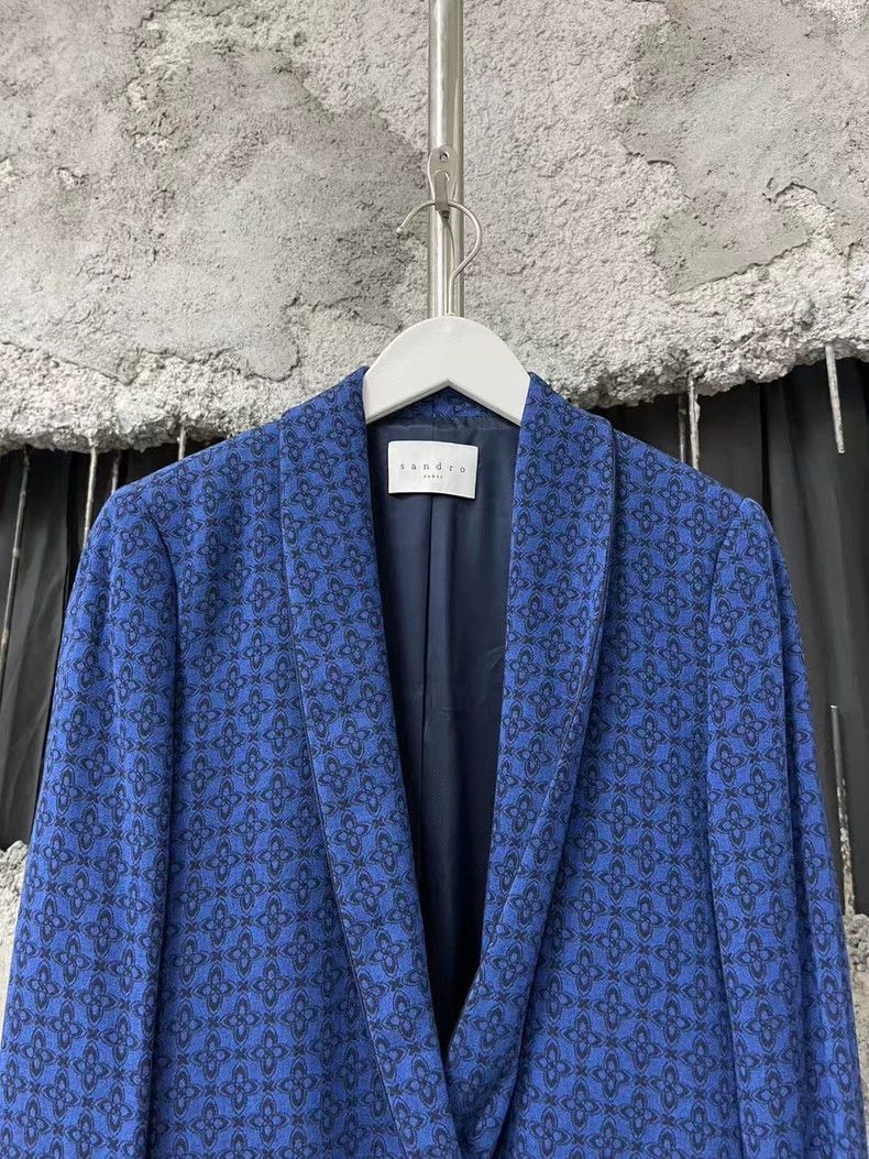 Celine Sandro Blue Blazer Suit Jacket Size US S / EU 44-46 / 1 - 3 Thumbnail