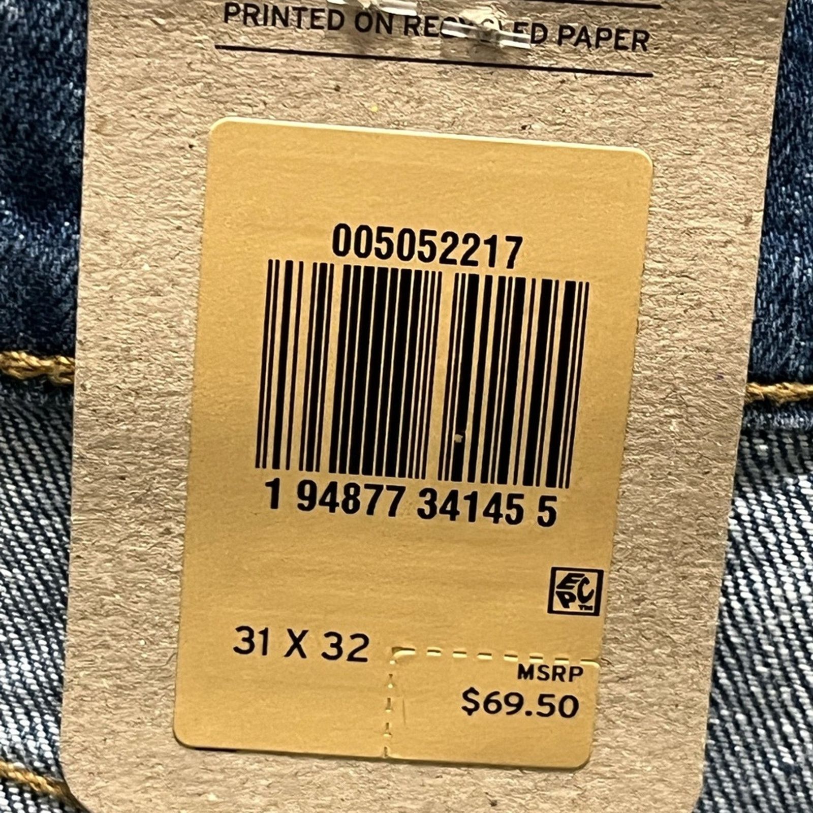 Levi's Levi's 505 Jeans Men W31 L32 Blue Denim Straight Leg Regular Size US 31 - 3 Thumbnail